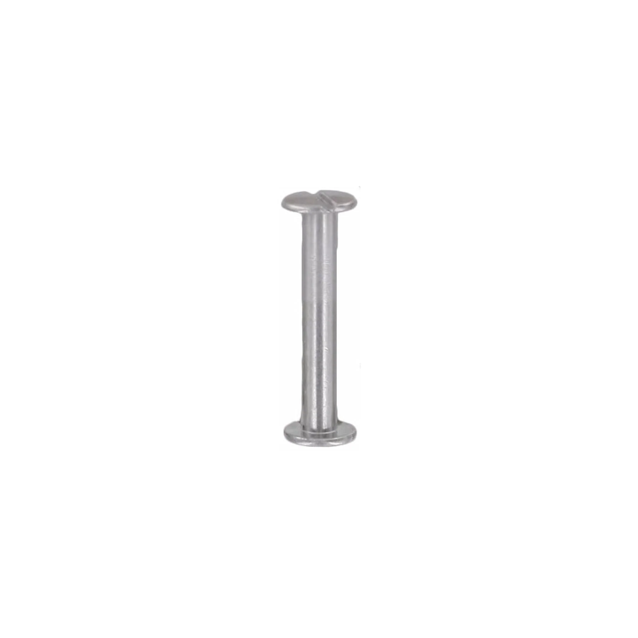 1 1/4" Nickel, Screw Post, Aluminum-PK10, #L-1262-1-1-4
