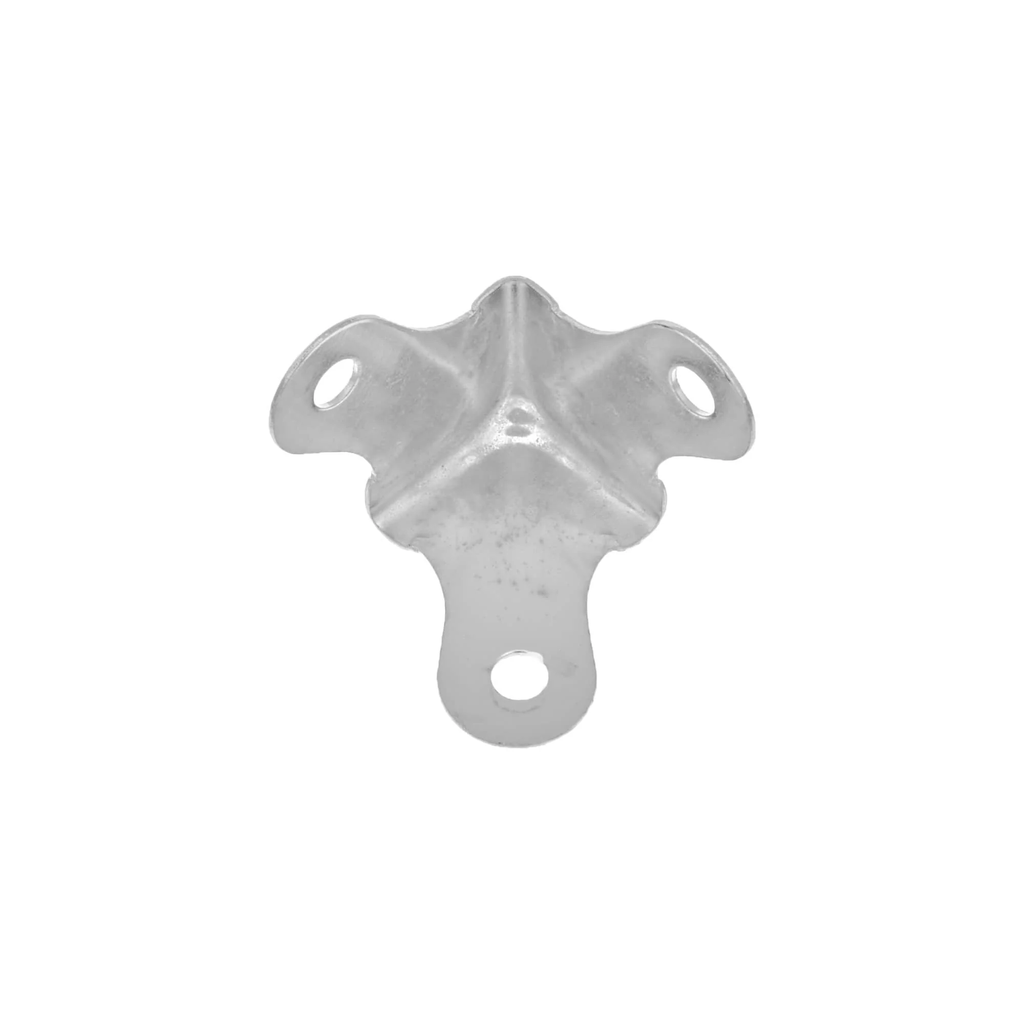 1 1/4" Nickel, Small Corner, Steel, #F-2-NP