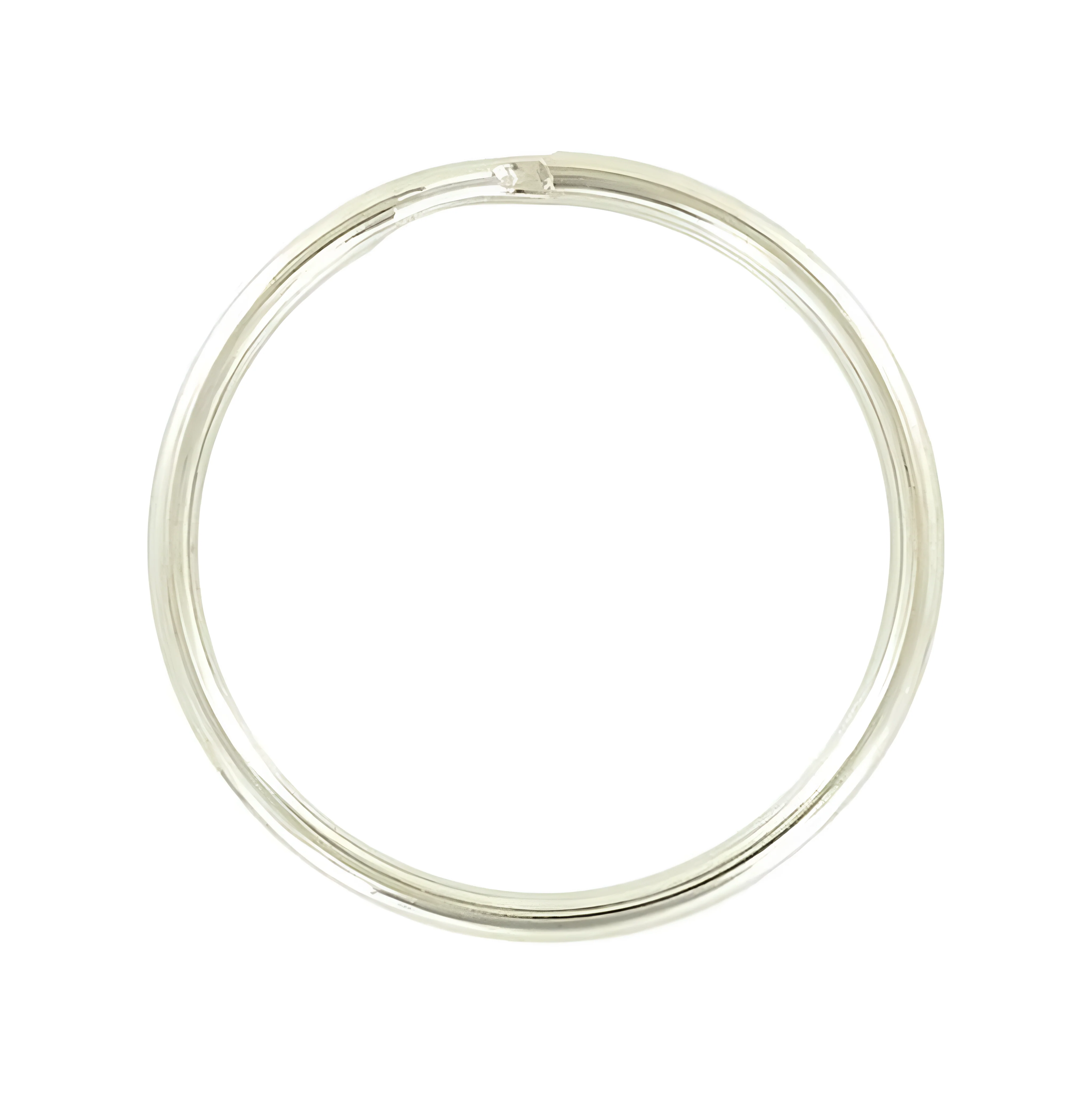 1 1/4" Nickel, Split Key Ring, Steel, #L-199-1-1-4N