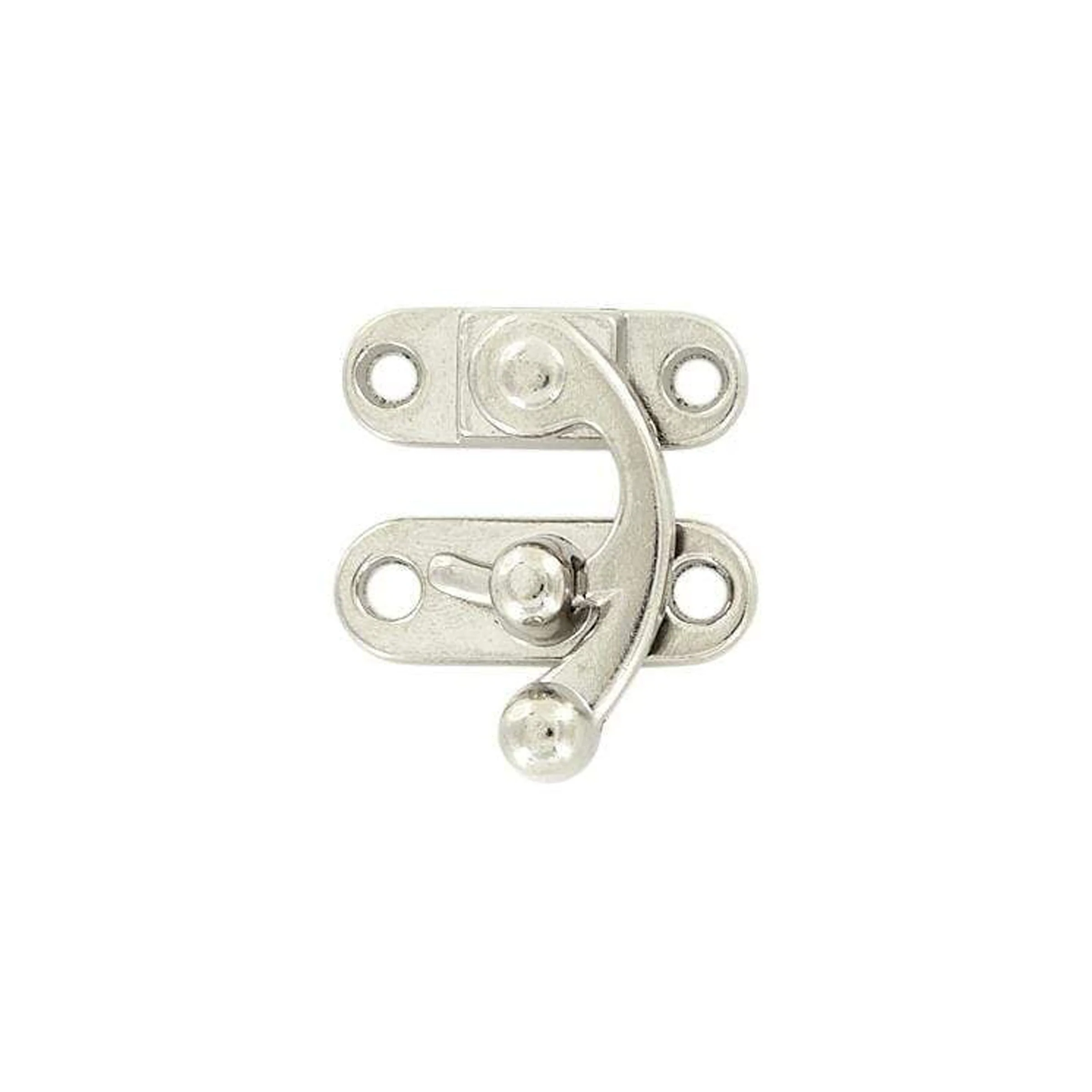1 1/4" Nickel, Swing Lock Clasp, Zinc Alloy, #P-2433-NP