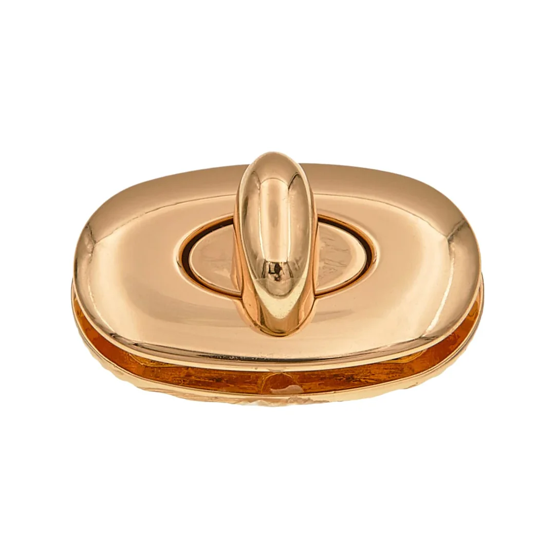 1 1/4" Shiny Gold, Turn Lock, Zinc Alloy, #P-2376-GOLD