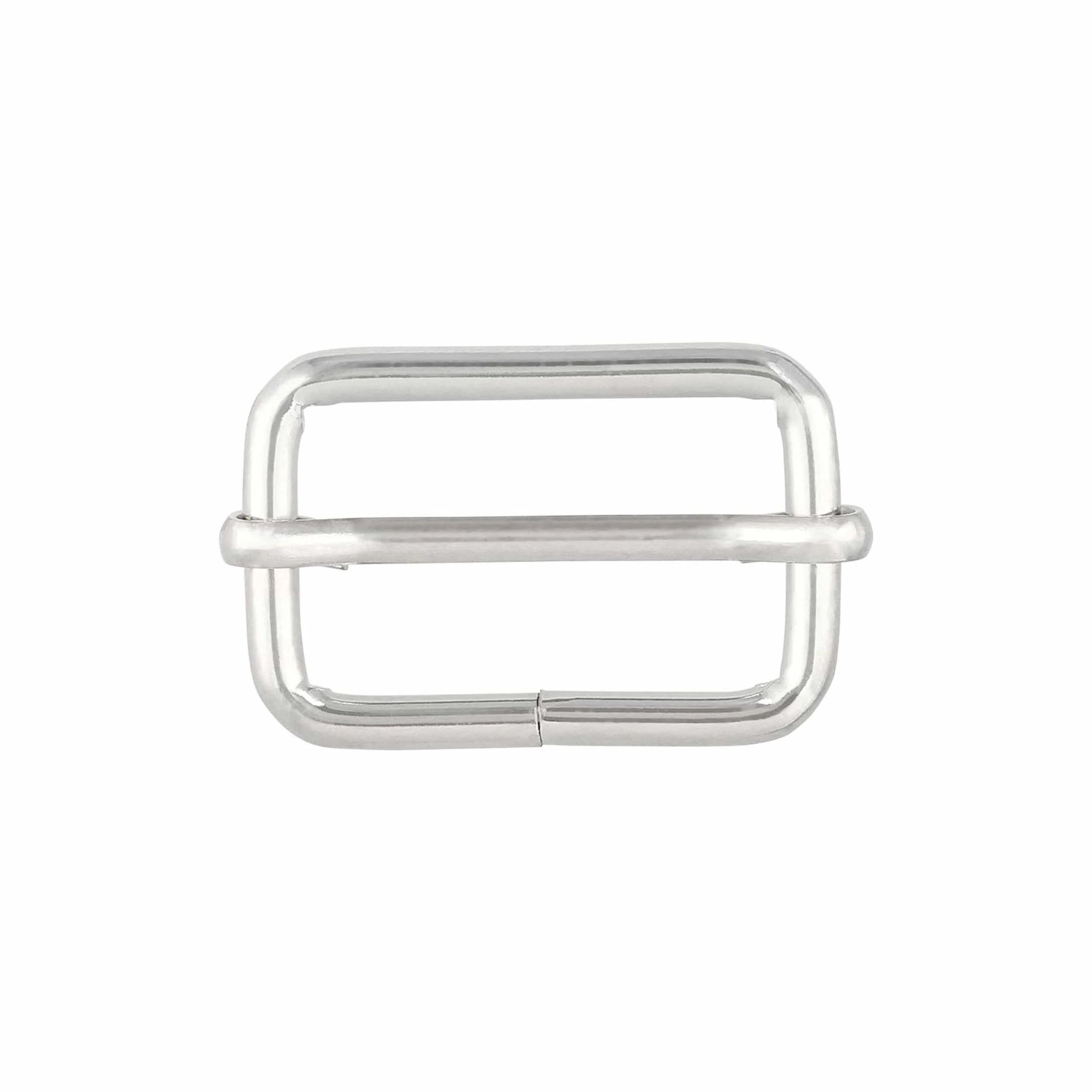 1 1/4" Shiny Nickel, Adjustable Strap Slide, Steel, #C-1661-NP