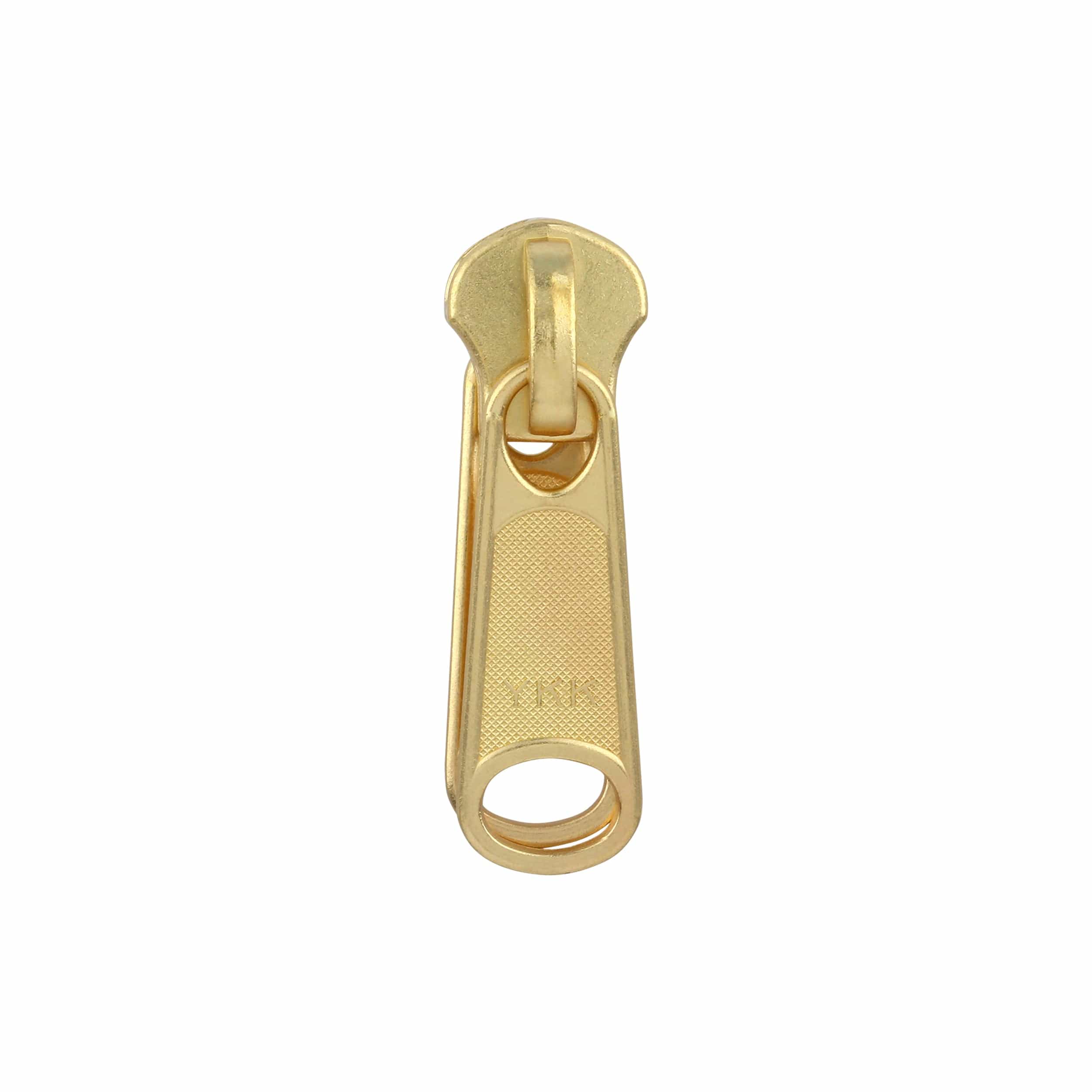 #10 Brass, Metal, YKK Long Tab Reversible Notch-Lock Slider, Zinc Alloy, #10M-1-BP