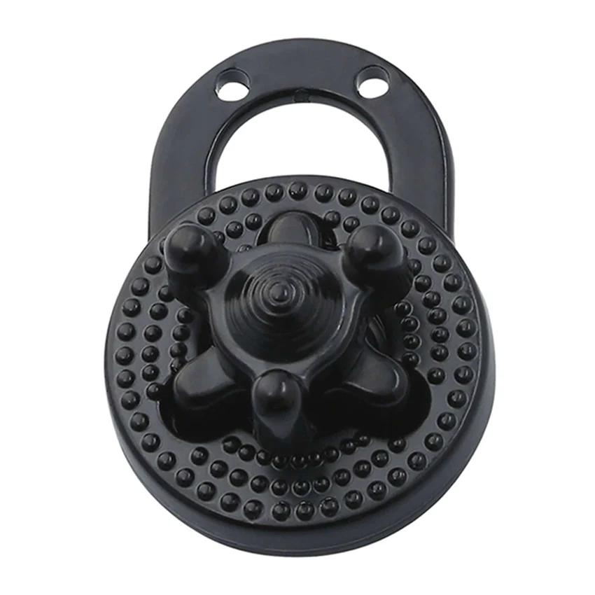 1 1/8" Black, Turn Lock, Zinc Alloy, #P-2435-BLK