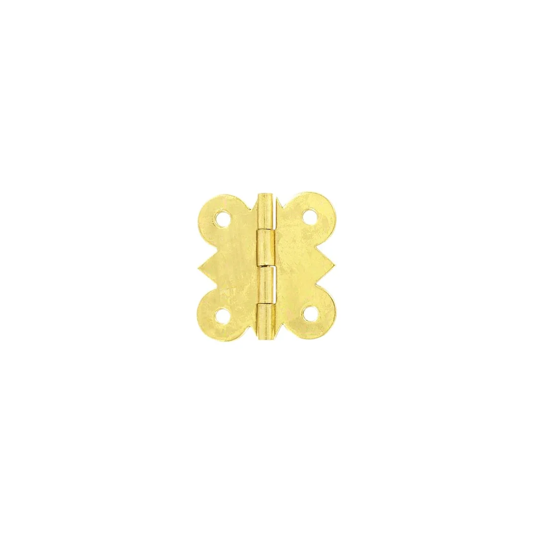 1 1/8" Brass, Box/Case Hinge Plate, Zinc Alloy, #P-2467-BP