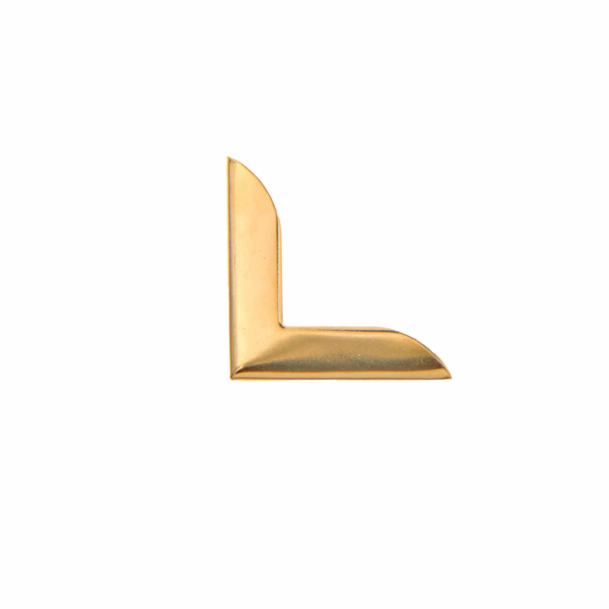 1 1/8" Gold, Bag/Case Corner, Zinc Alloy, #P-1911