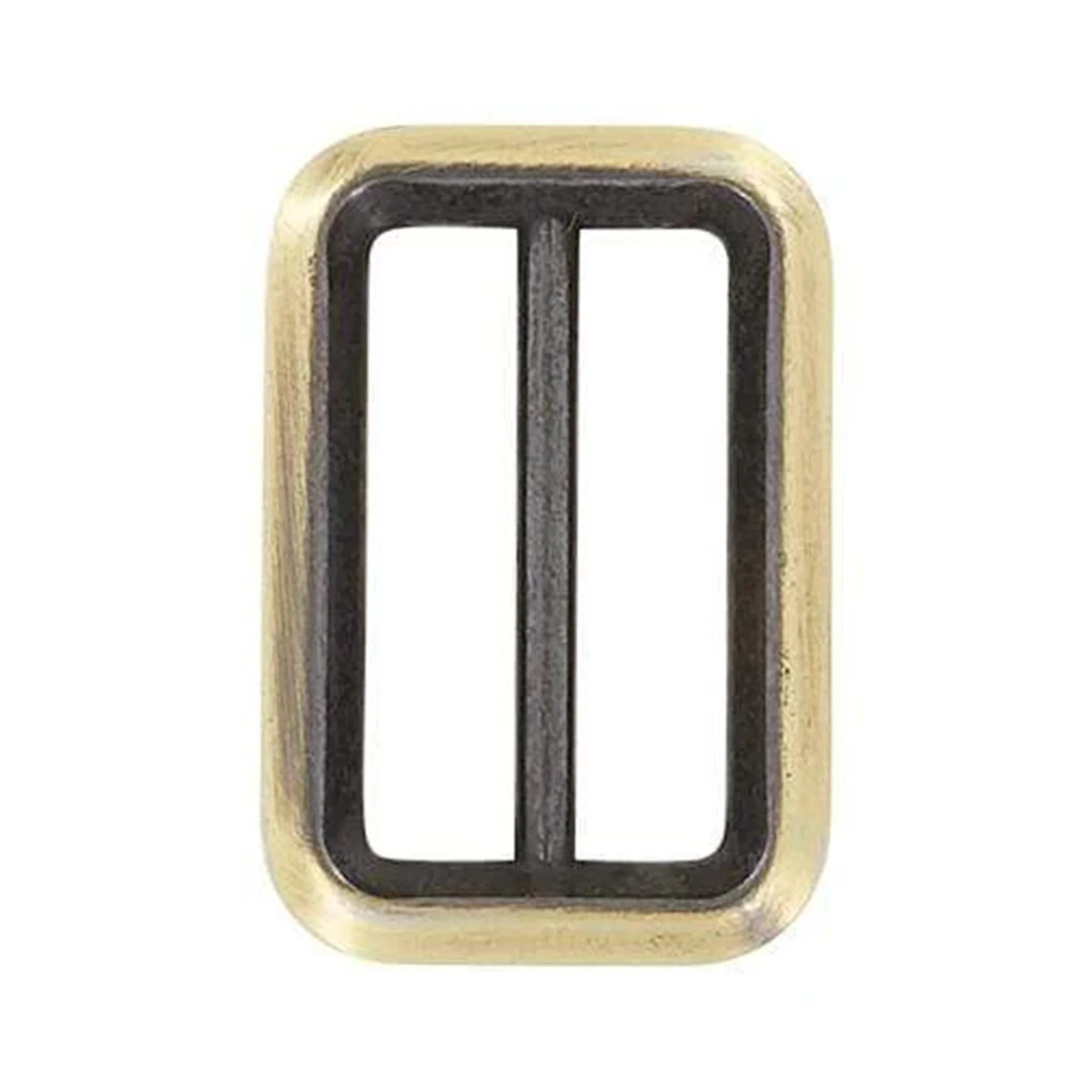 1 3/16" Antique Brass, Cast Beveled Double Loop, Zinc Alloy, #P-2895-ANTB