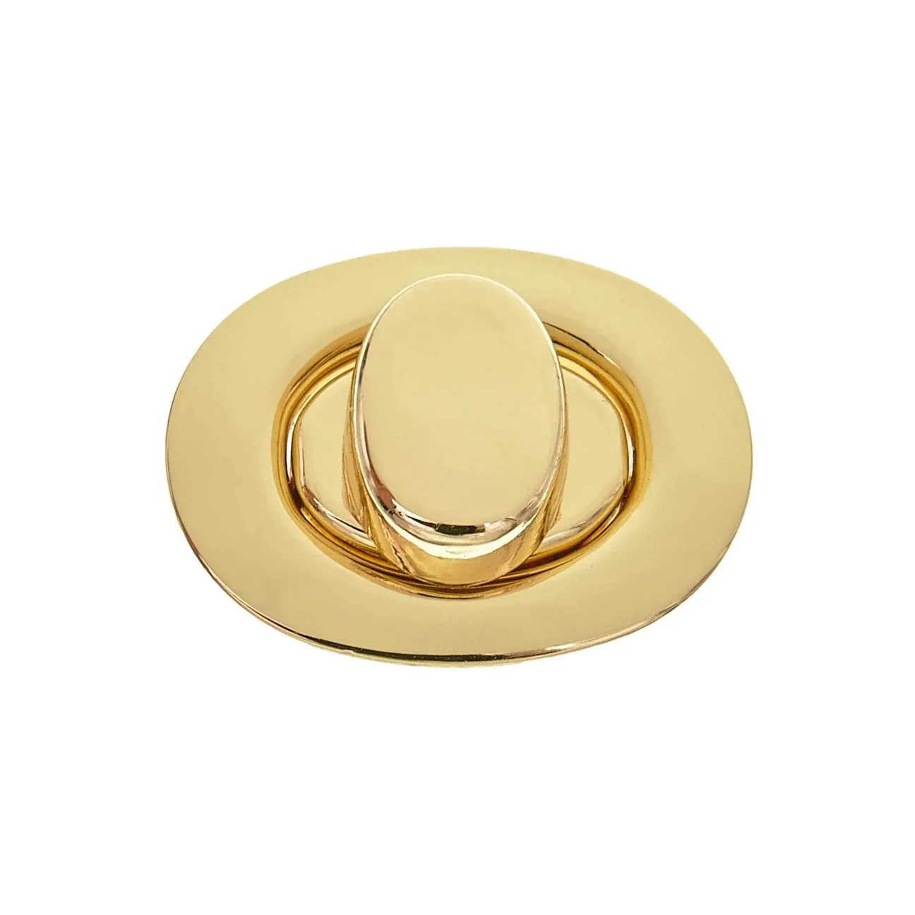 1 3/16" Brass, Turn Lock, Zinc Alloy, #P-2752-BP