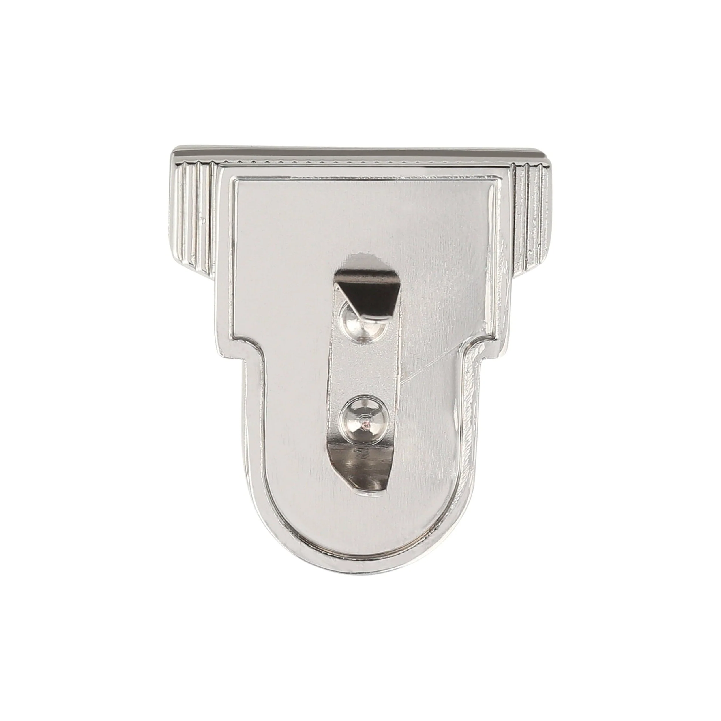1 3/16" Shiny Nickel, Tuck Catch, Zinc Alloy, #L-3729-NIC