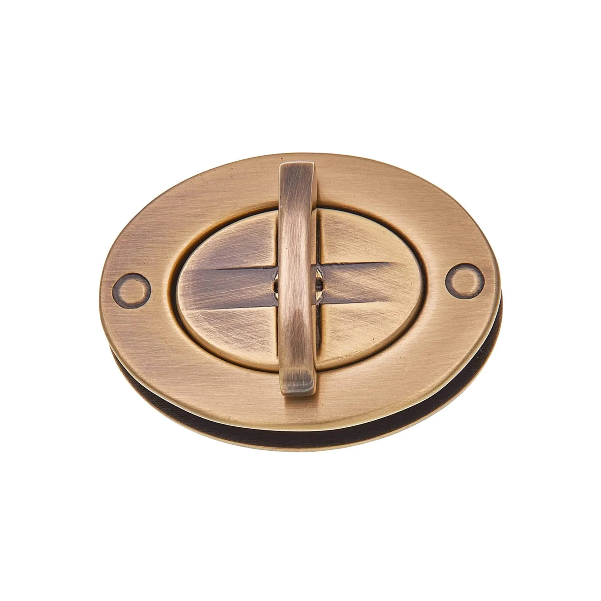 1 3/4" Antique Brass, Turn Lock, Zinc Alloy, #P-2777-ANTB