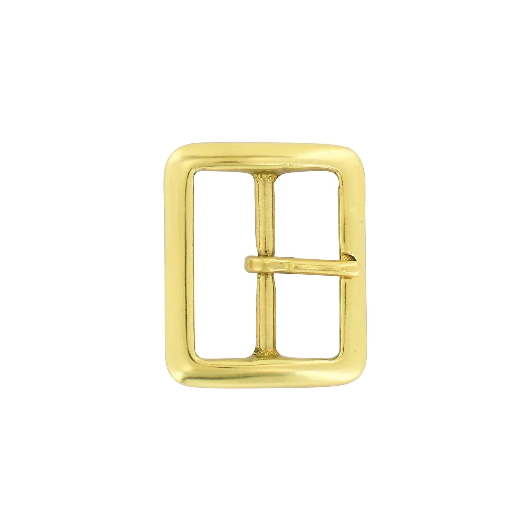 1 3/4" Brass, Sam Browne Center Bar Buckle, Solid Brass, #899-1-3-4-B