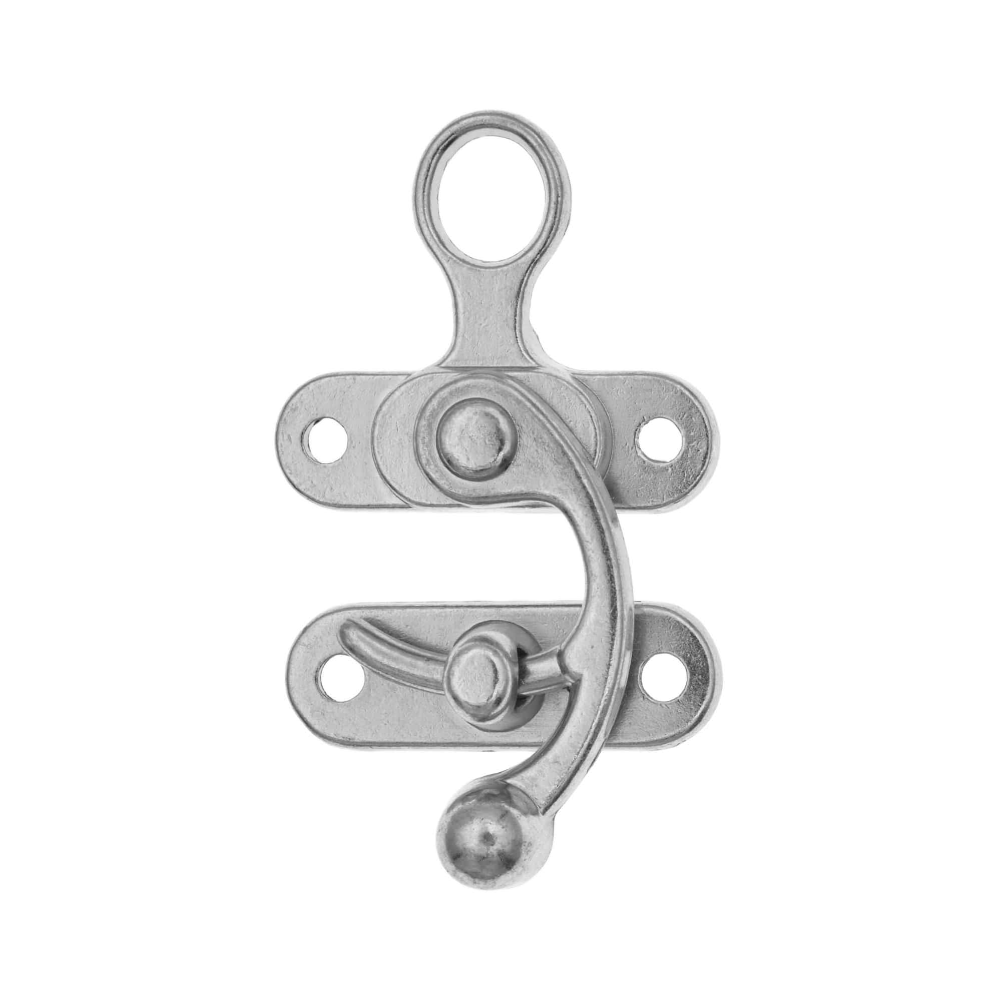 1 3/4" Nickel, Swing Lock Clasp, Zinc Alloy, #P-2127-NP