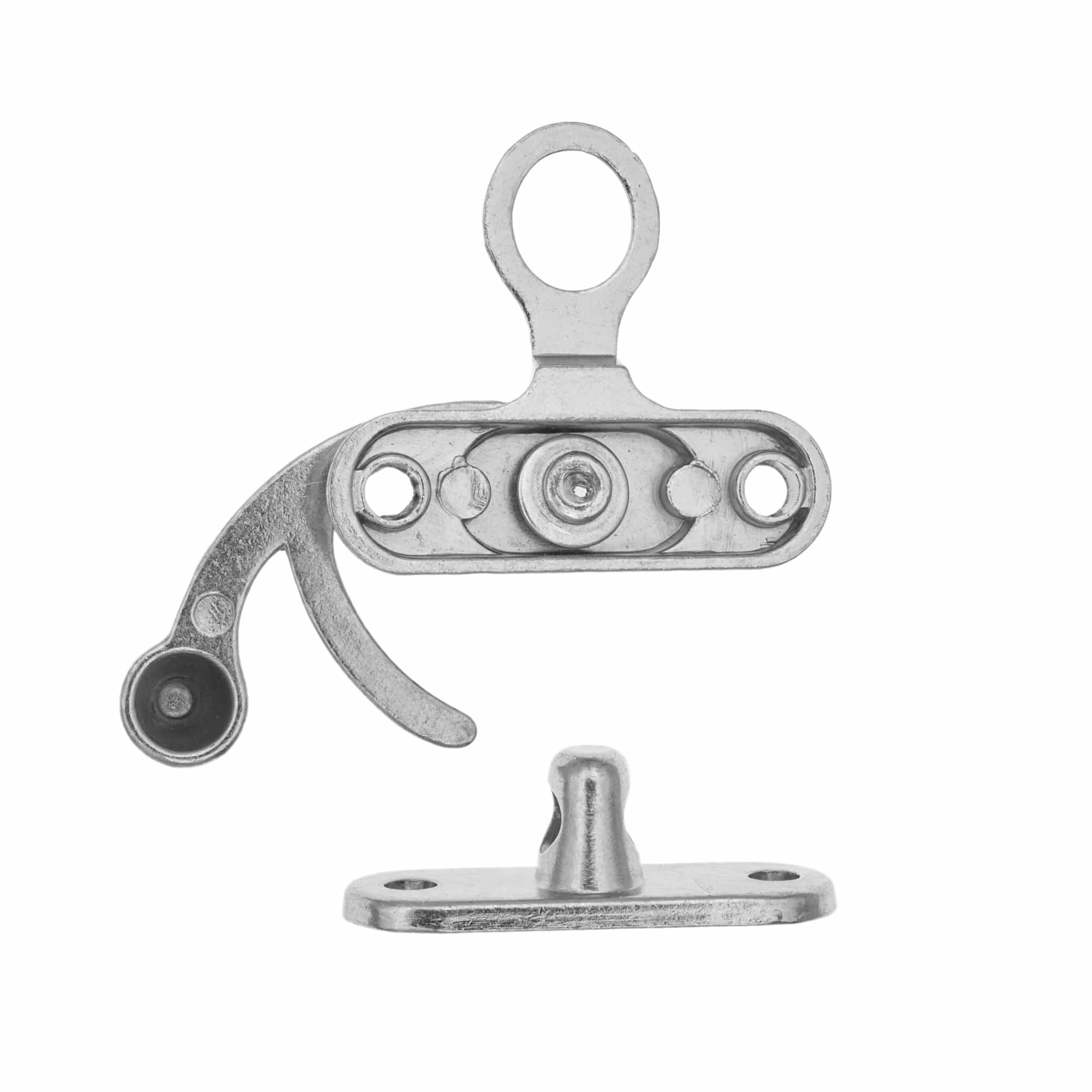 1 3/4" Nickel, Swing Lock Clasp, Zinc Alloy, #P-2127-NP