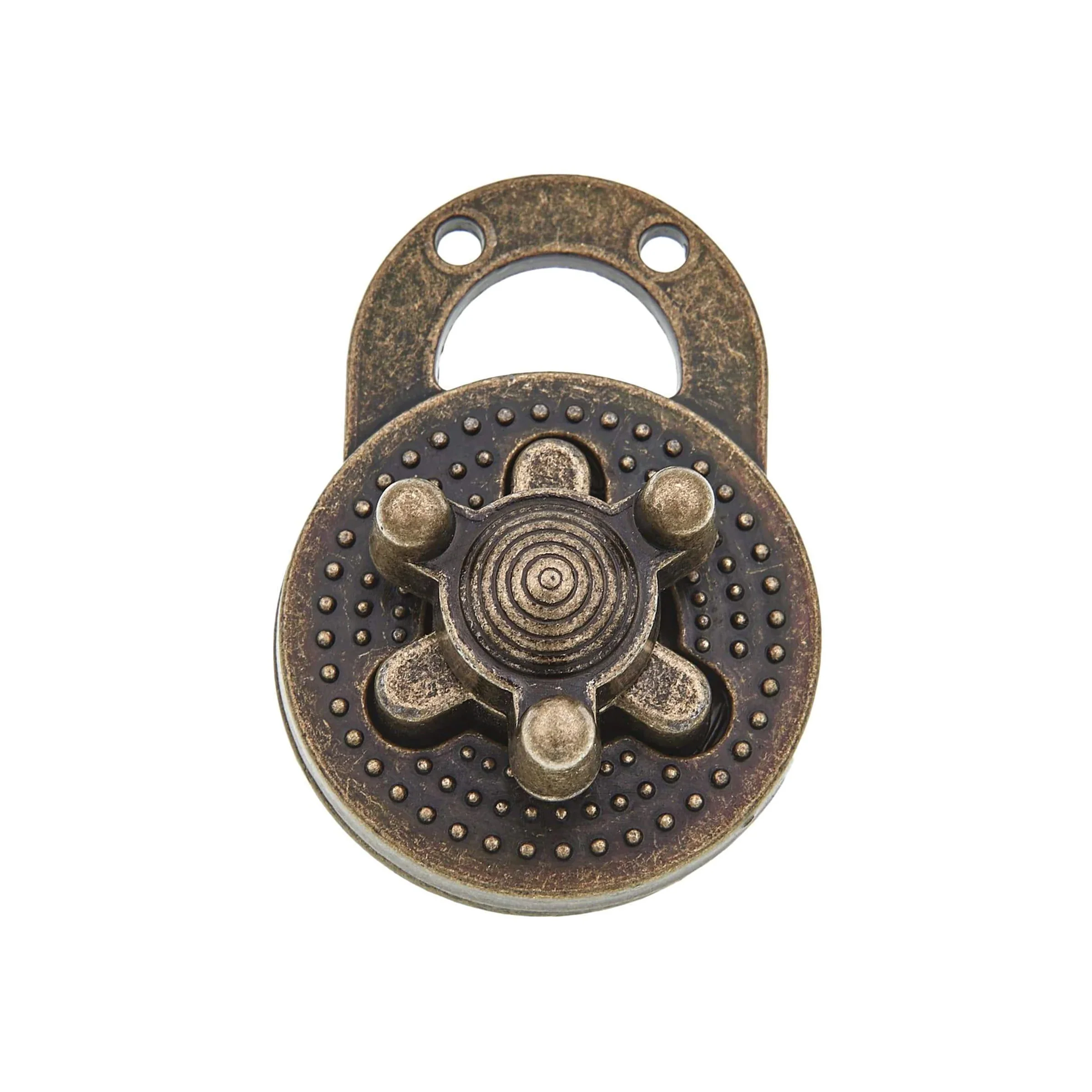 1 3/8" Antique Brass, Turn Lock, Zinc Alloy, #P-2410-ANTB