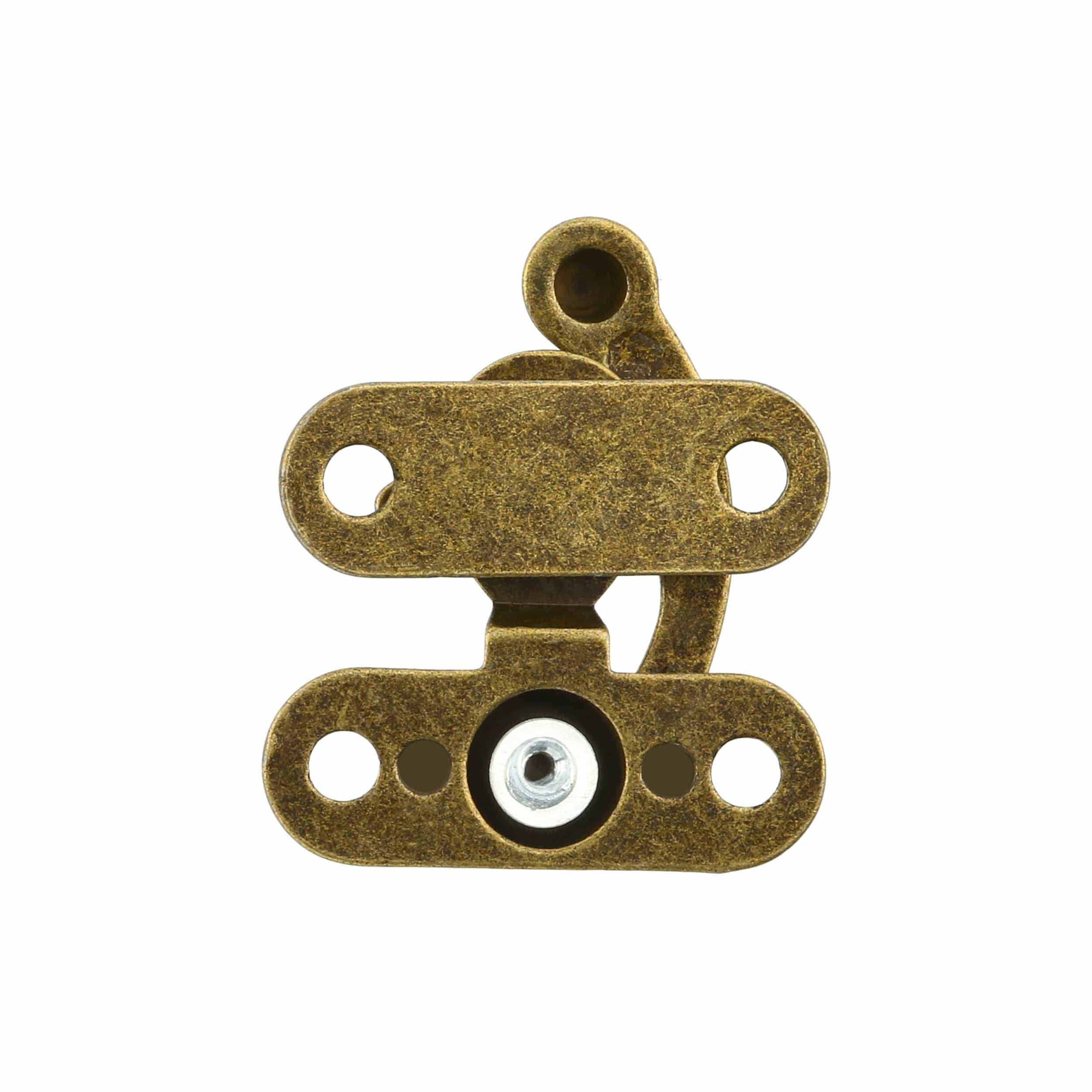1 5/16" Antique Brass, Swing Lock Clasp, Zinc Alloy, #P-2263-ANTB
