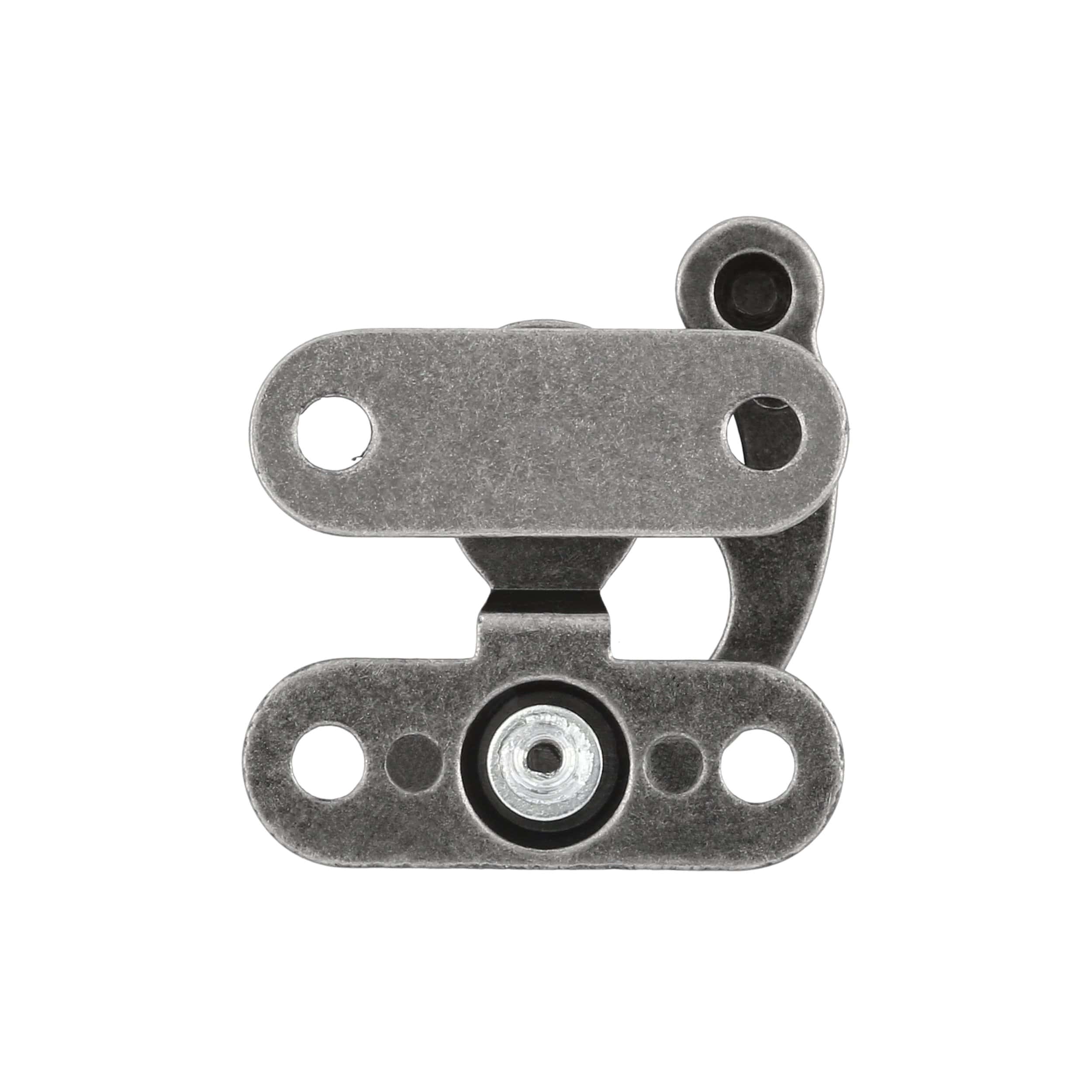 1 5/16" Antique Nickel, Swing Lock Clasp, Zinc Alloy, #P-2263-ANTN