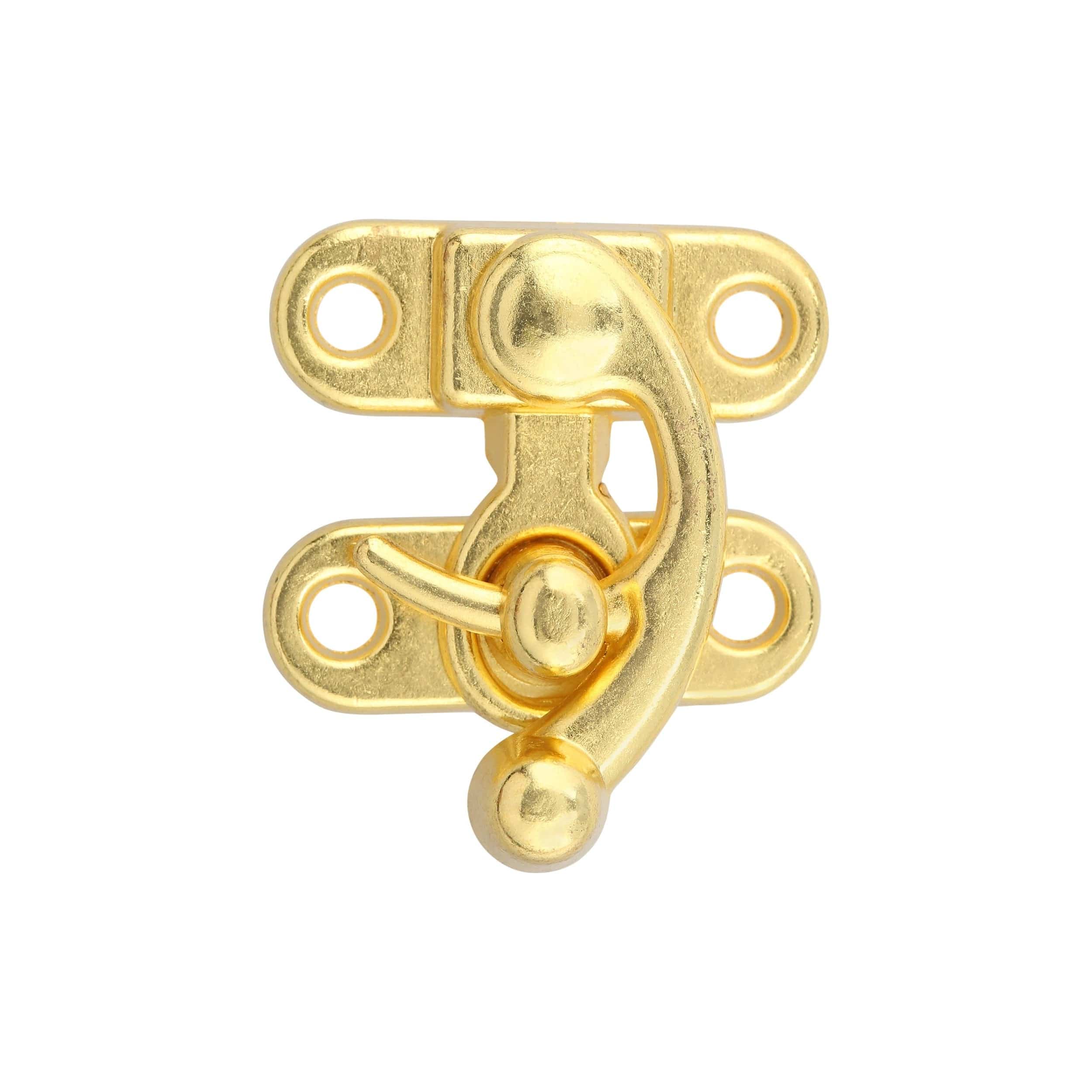 1 5/16" Gold, Swing Lock Clasp, Zinc Alloy, #P-2263-GOLD