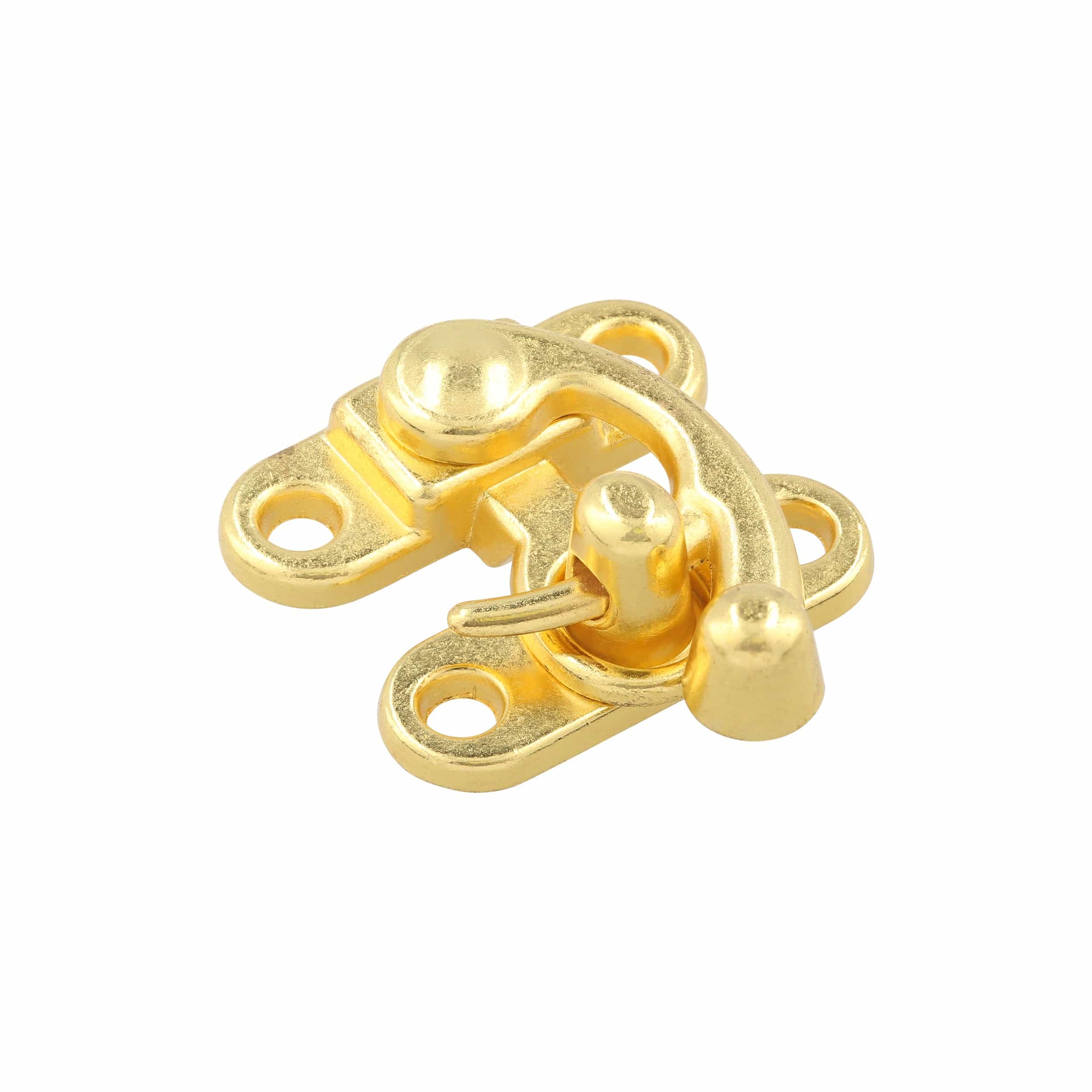 1 5/16" Gold, Swing Lock Clasp, Zinc Alloy, #P-2263-GOLD