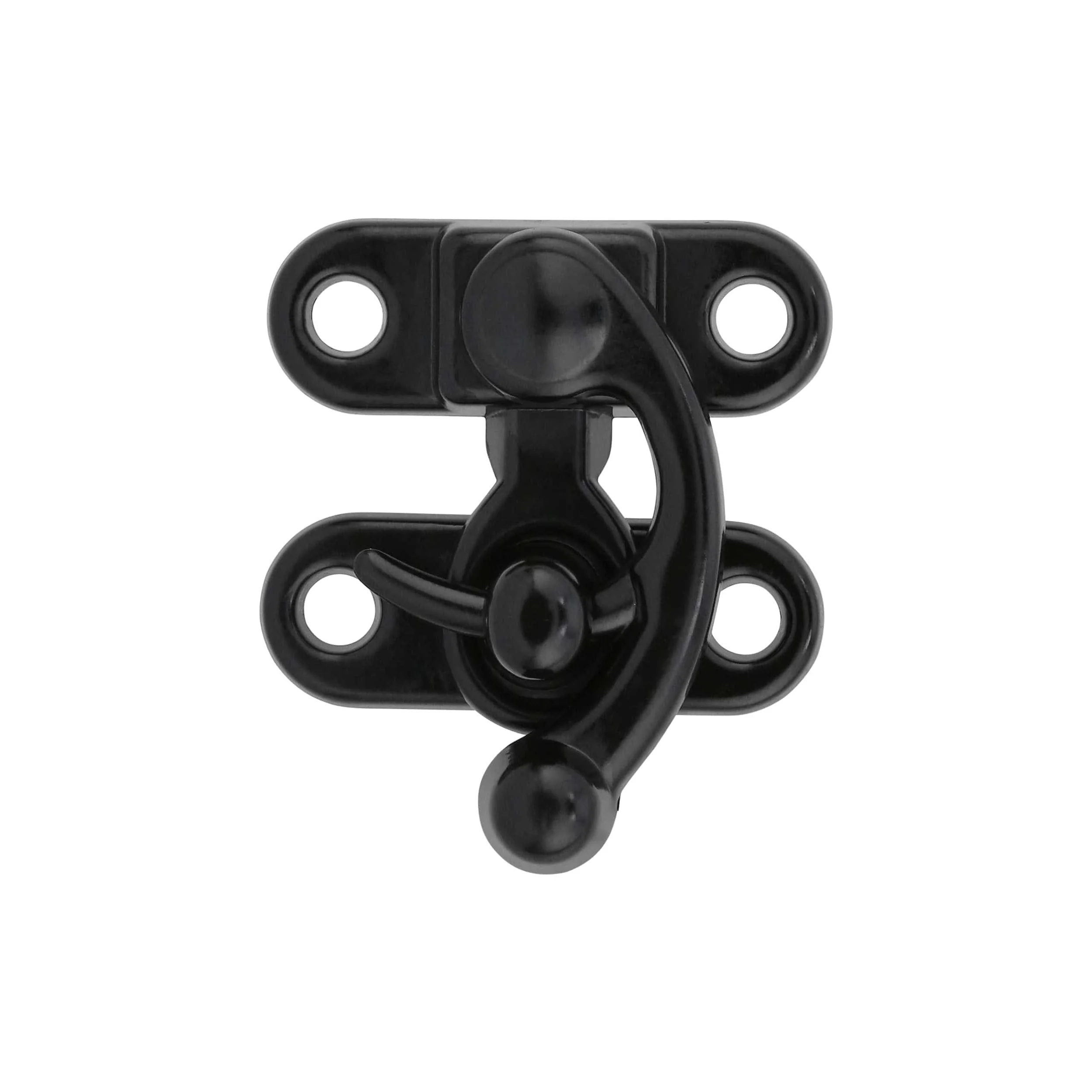 1 5/16" Matte Black, Swing Lock Clasp, Zinc Alloy, #P-2263-MBLK