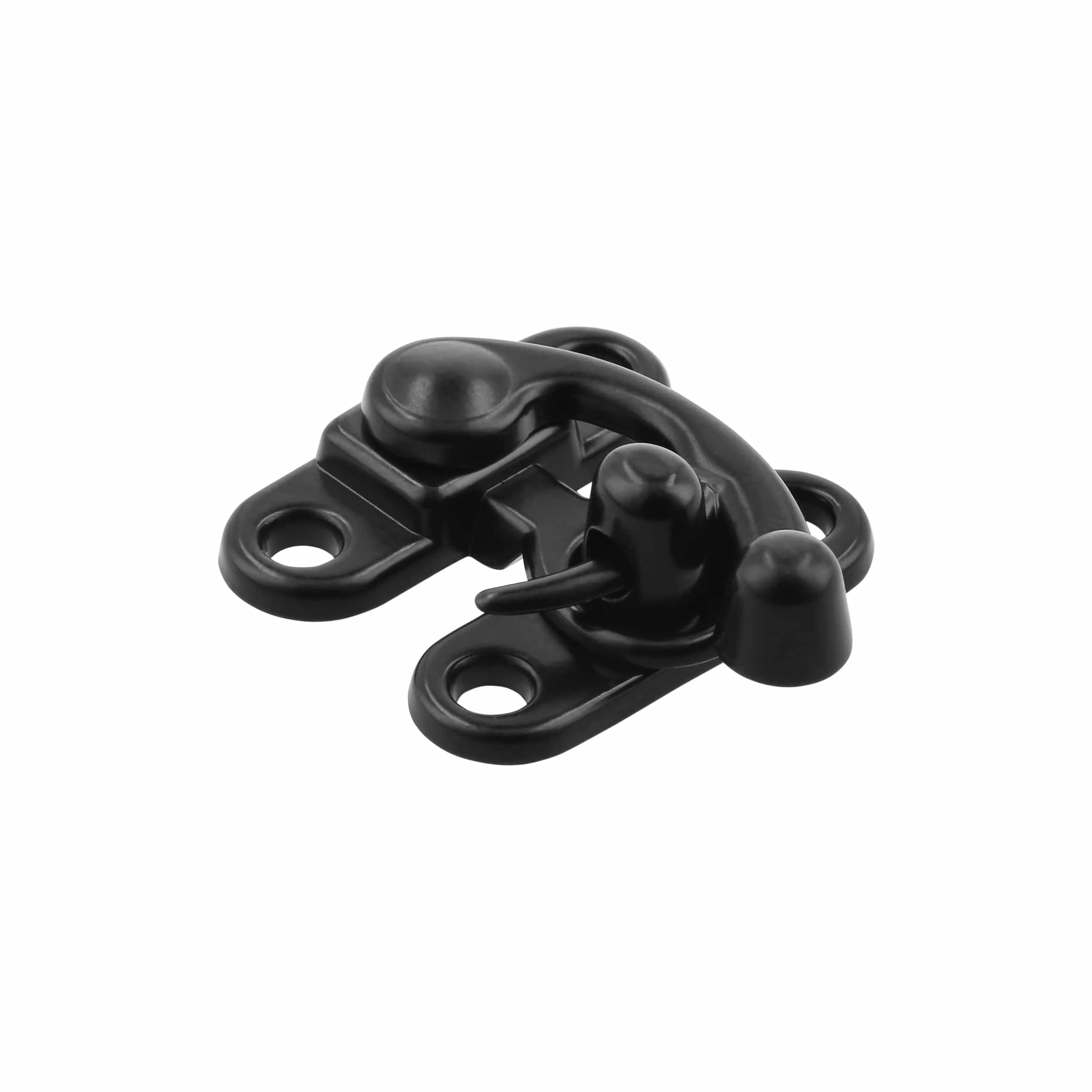 1 5/16" Matte Black, Swing Lock Clasp, Zinc Alloy, #P-2263-MBLK