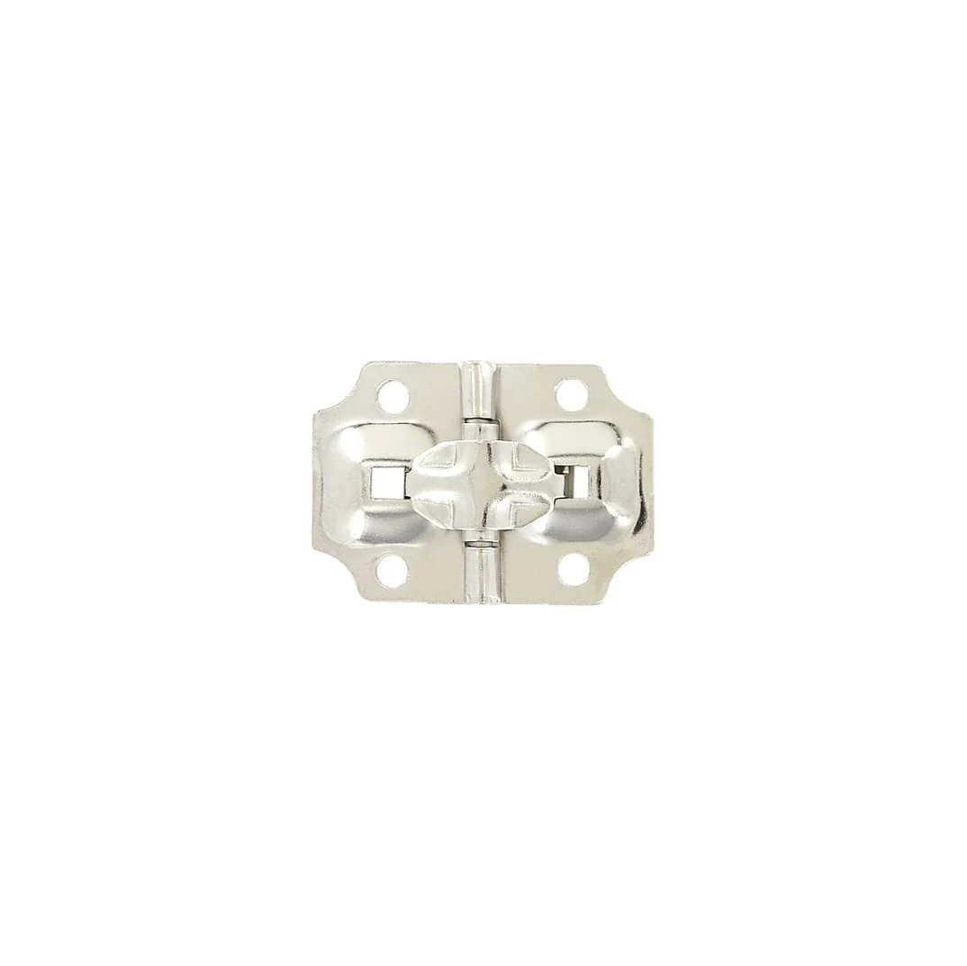 1 5/8" Nickel, Box/Case Stop Hinge, Steel, #L-2830