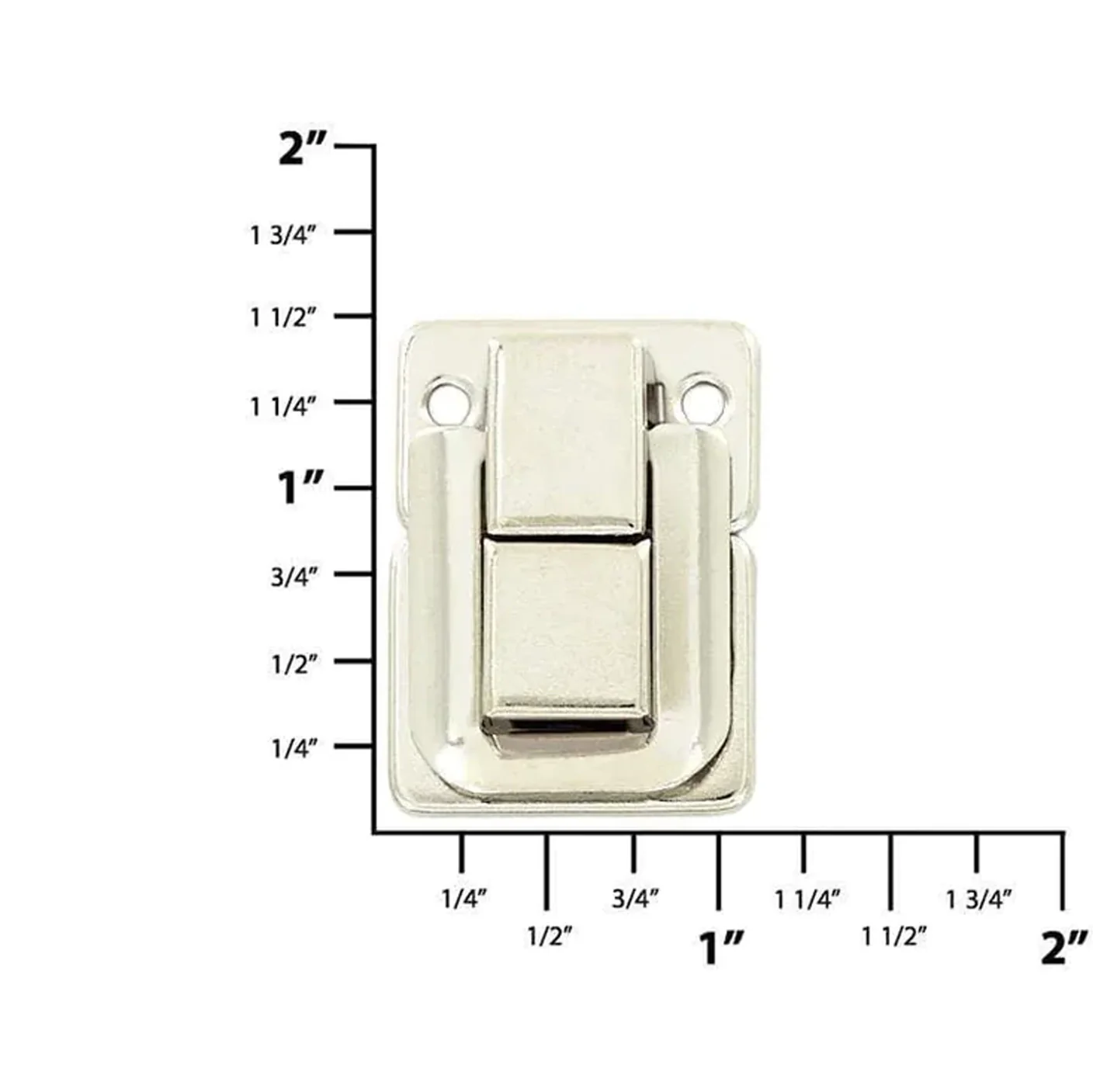 1 7/16" Nickel, Catch Plate, Steel, #L-1561-NP