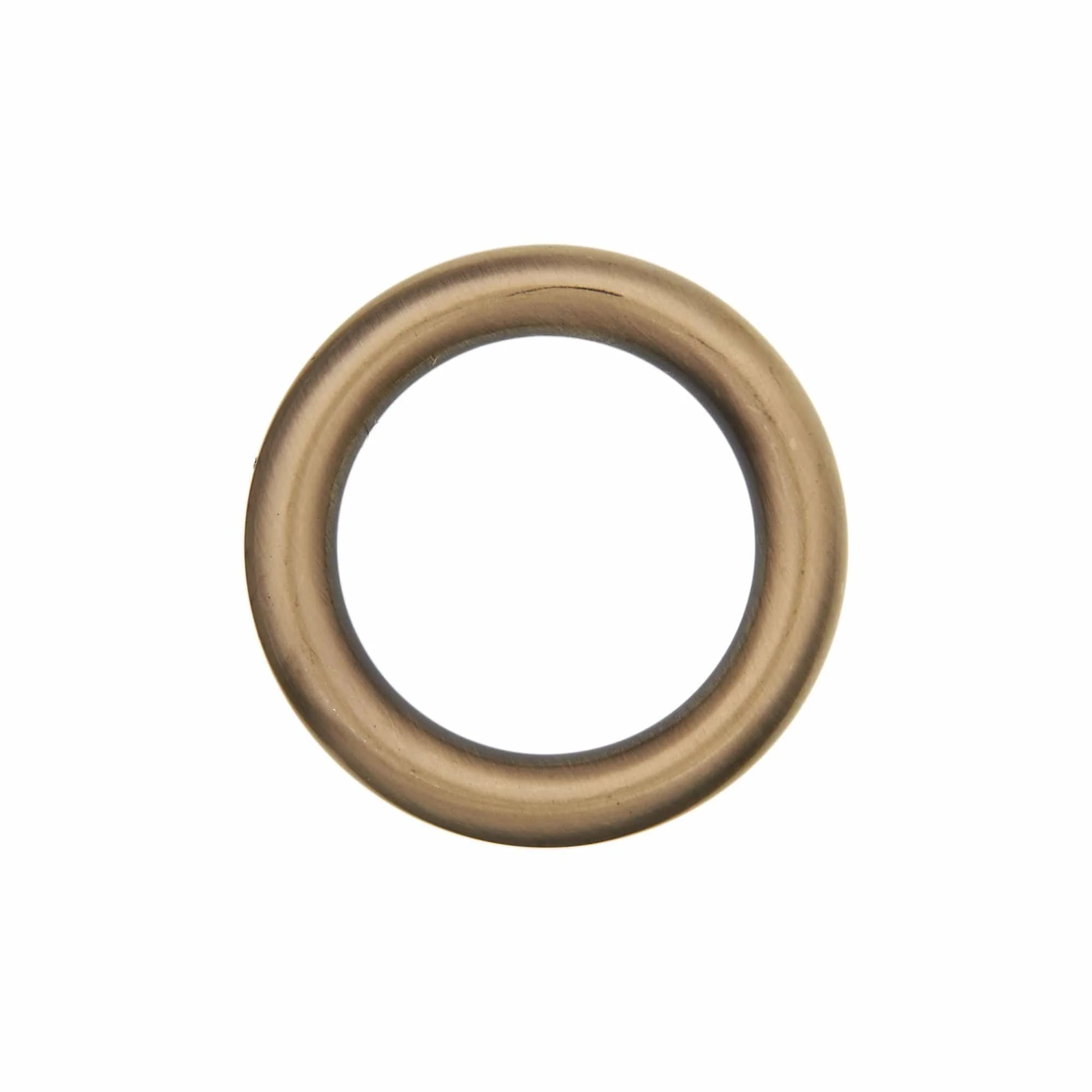 1" Antique Brass, Cast Heavy Round Ring, Zinc Alloy, #P-2549-ANTB