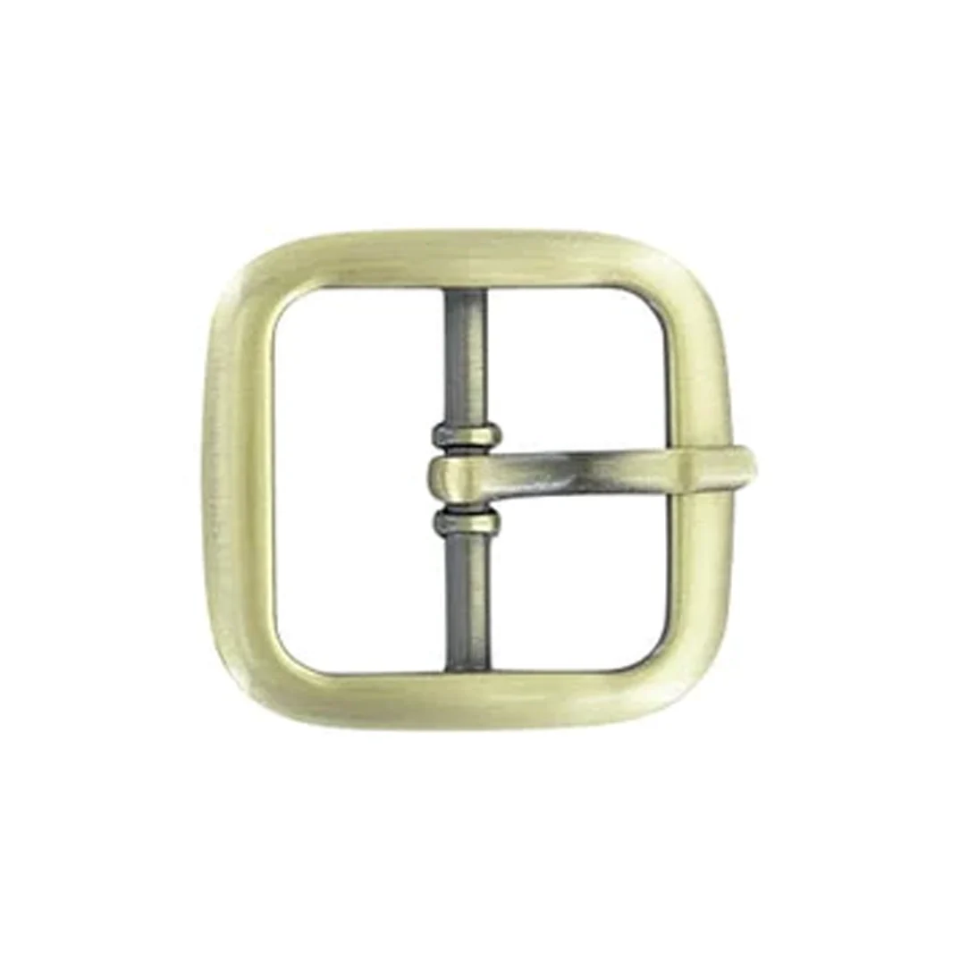 1" Antique Brass, Center Bar Buckle, Zinc Alloy, #C-1517-ANTB