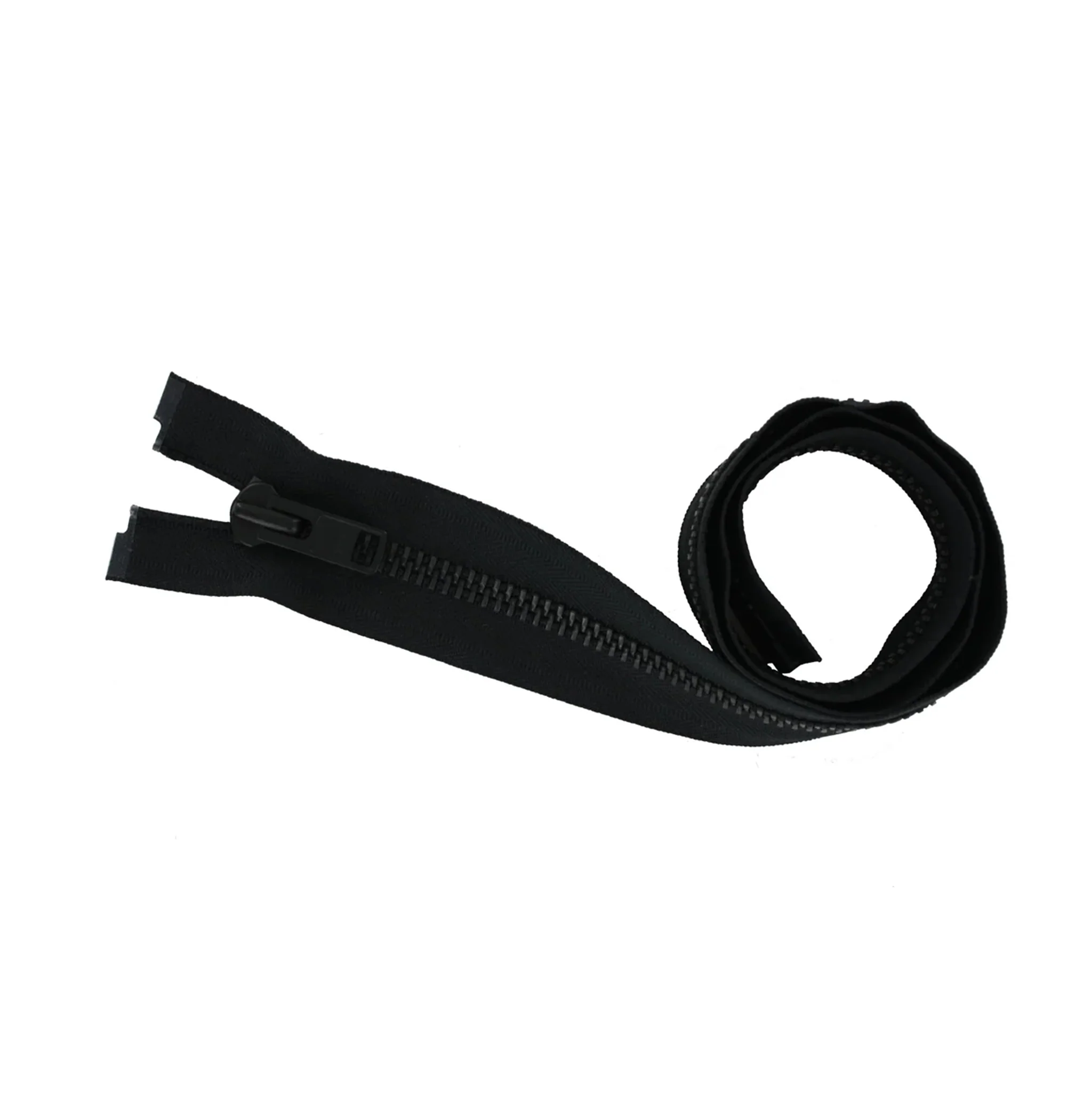 #10 Metal, Black, 30" Separating Bomber Jacket Zipper with Black Oxide Teeth, #9BJ-30-BLK-OX