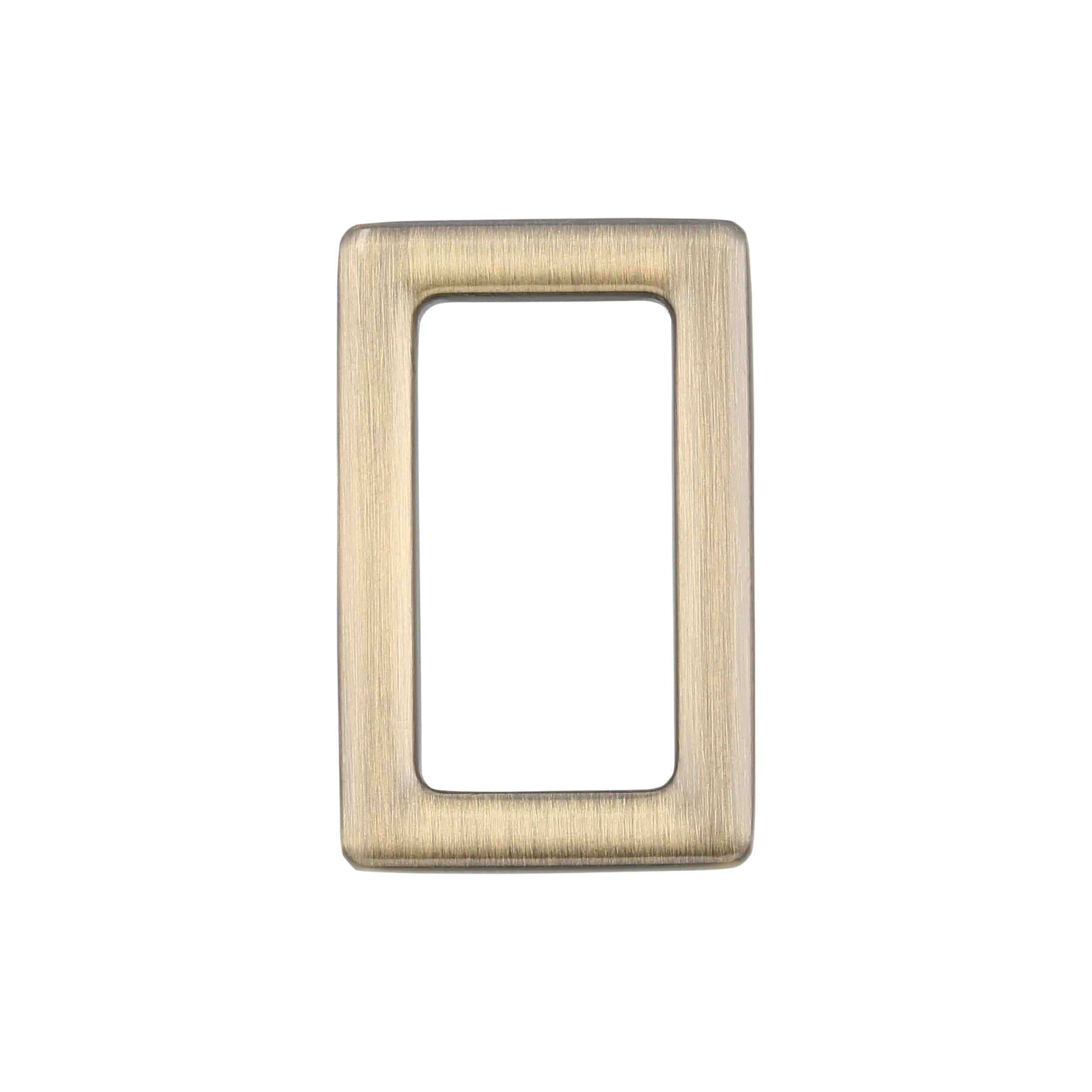 1" Antique Brass, Rectangular Ring, Zinc Alloy, #P-3113-ANTB