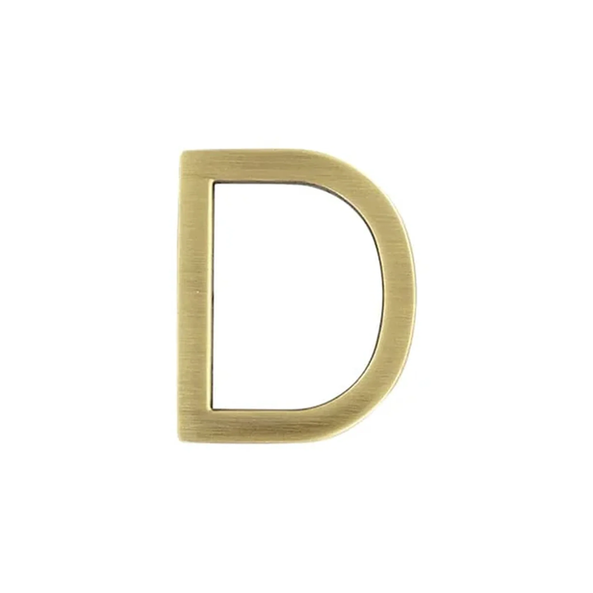 1" Antique Brass, Solid D Ring, Zinc Alloy, #P-3143-ANTB