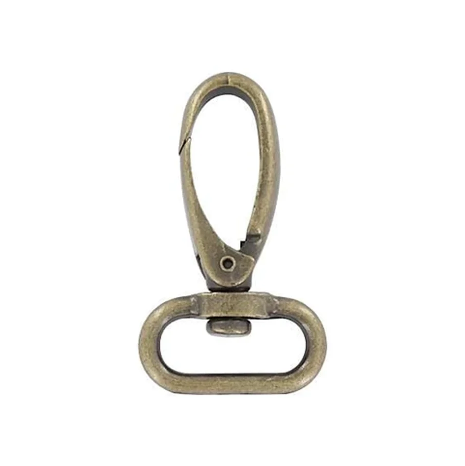 1" Antique Brass, Swivel Snap Hook, Zinc Alloy, #P-2262-ANTB
