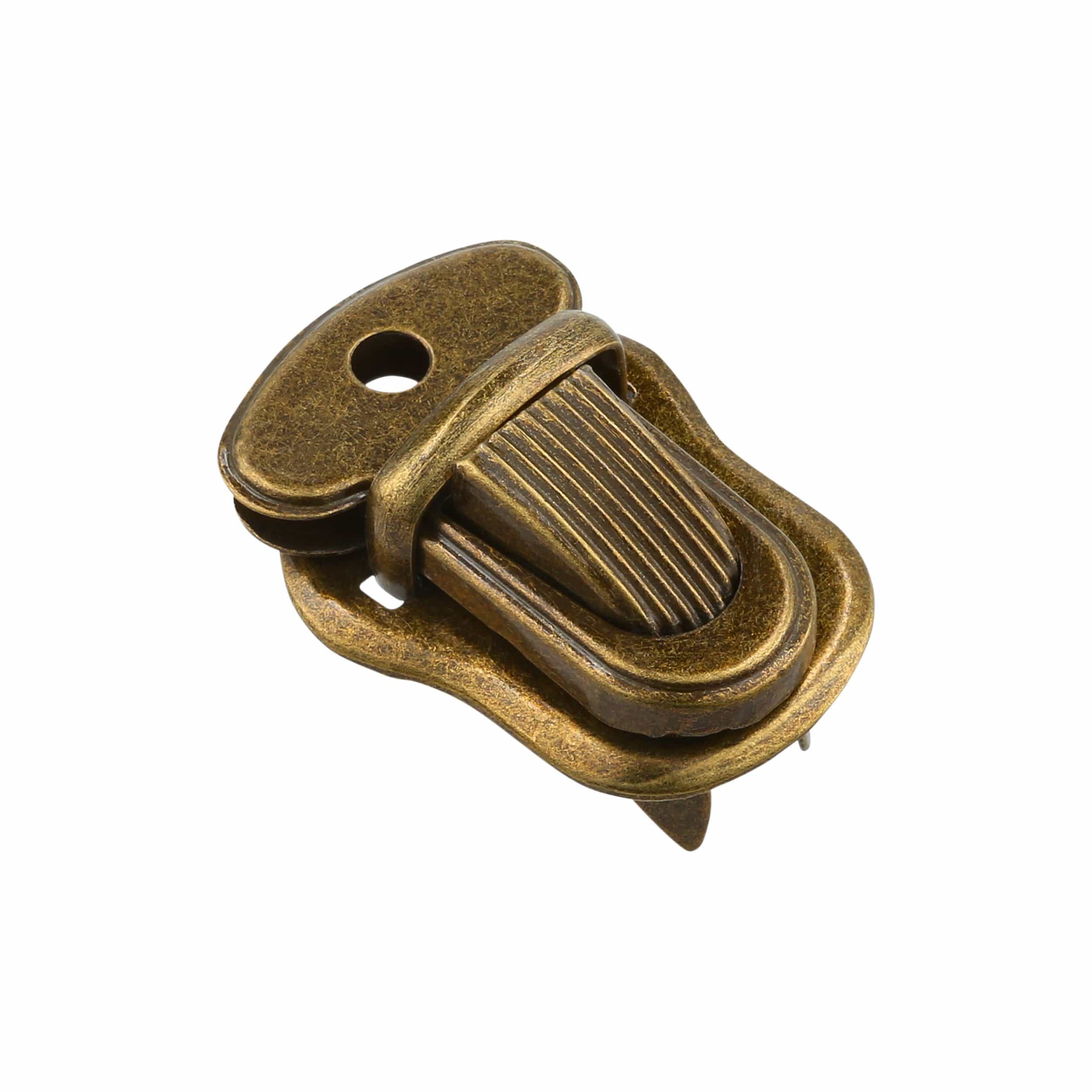 1" Antique Brass, Tuck Catch, Steel, #L-3900-ANTB