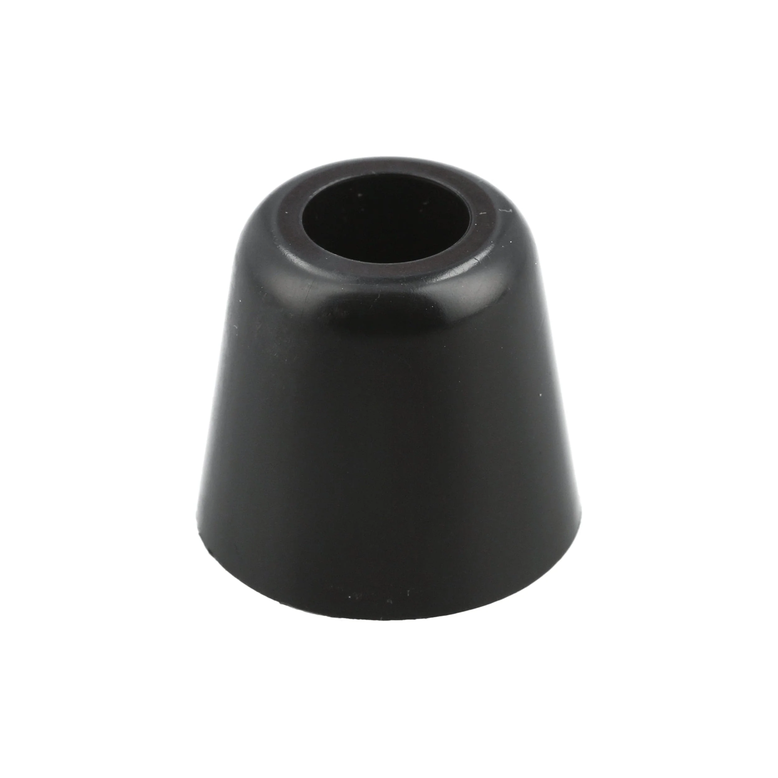 1" Black, Bottom Stud, Plastic, #L-351-1-BLK