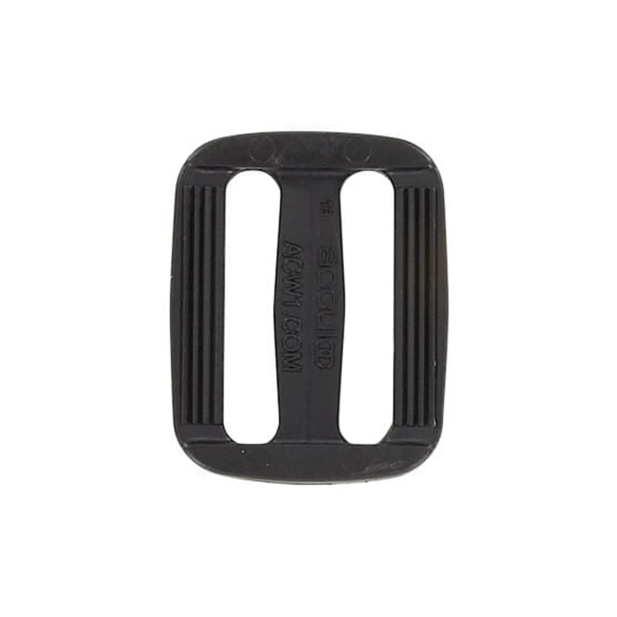 1" Black, Sliplock Tri-Glide Slide Buckle, Plastic, #SL-1