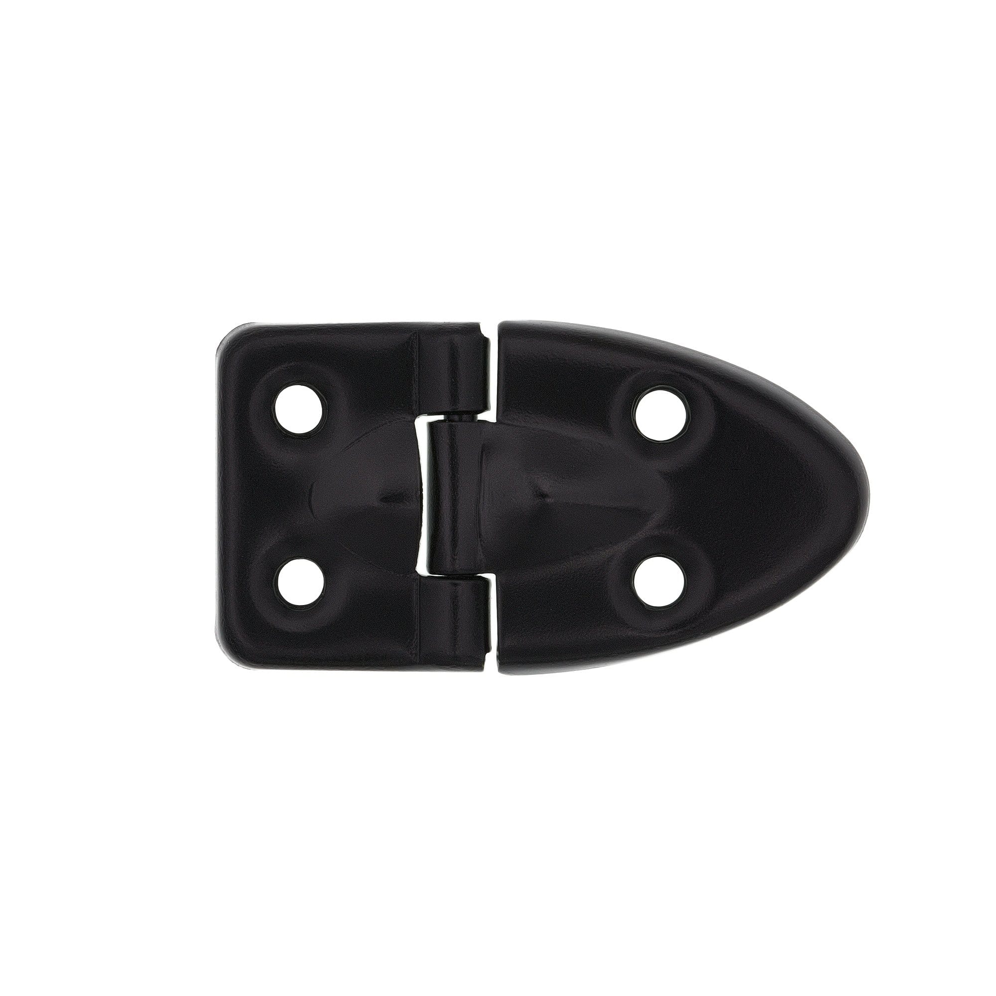 1" Black, Stop Hinge, Zinc Alloy, #D-64-BLK