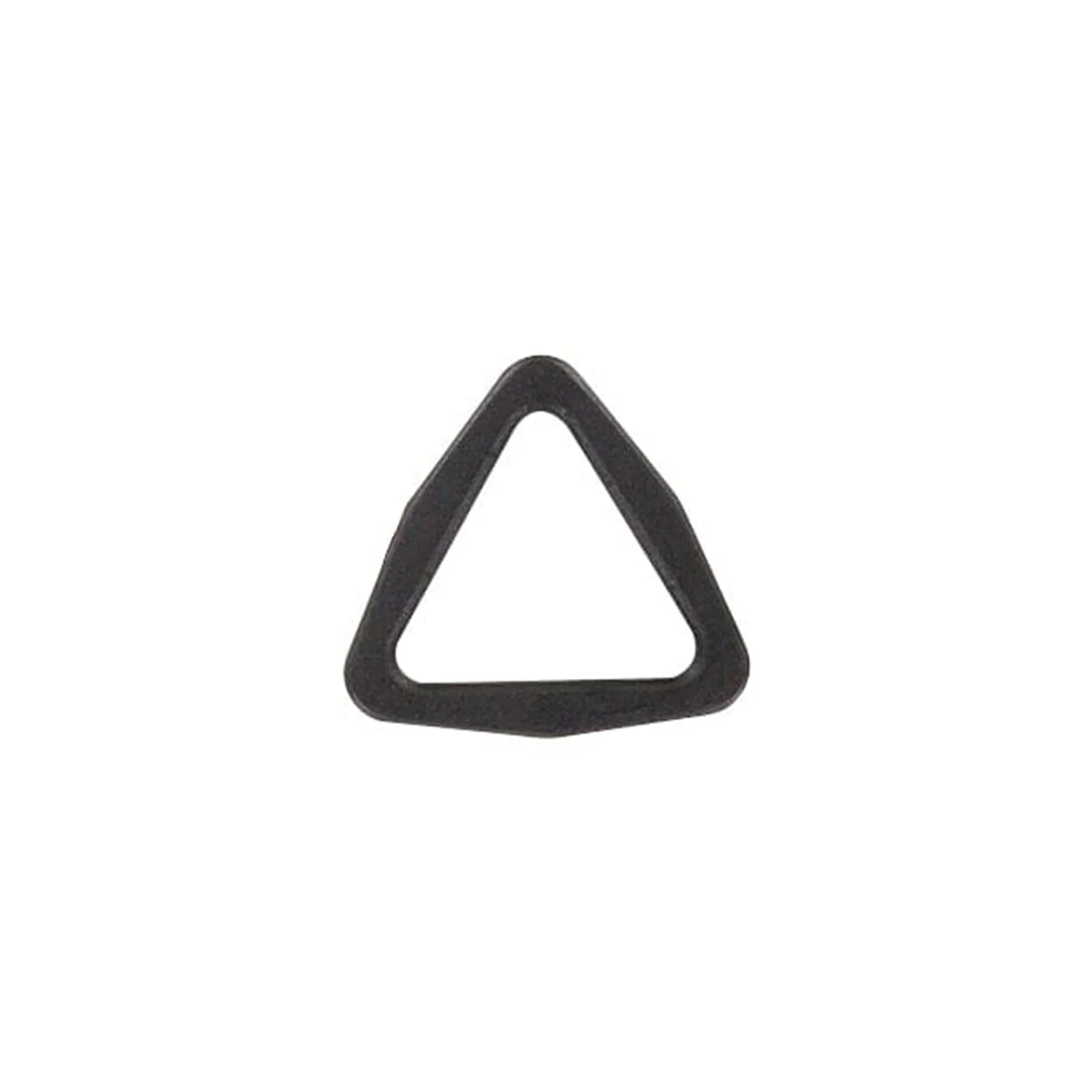 1" Black, Triangle Ring, Plastic, #TR-1