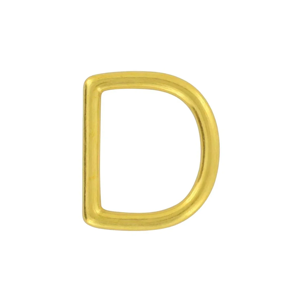 1" Brass, Cast D-Ring, Solid Brass, #P-1338