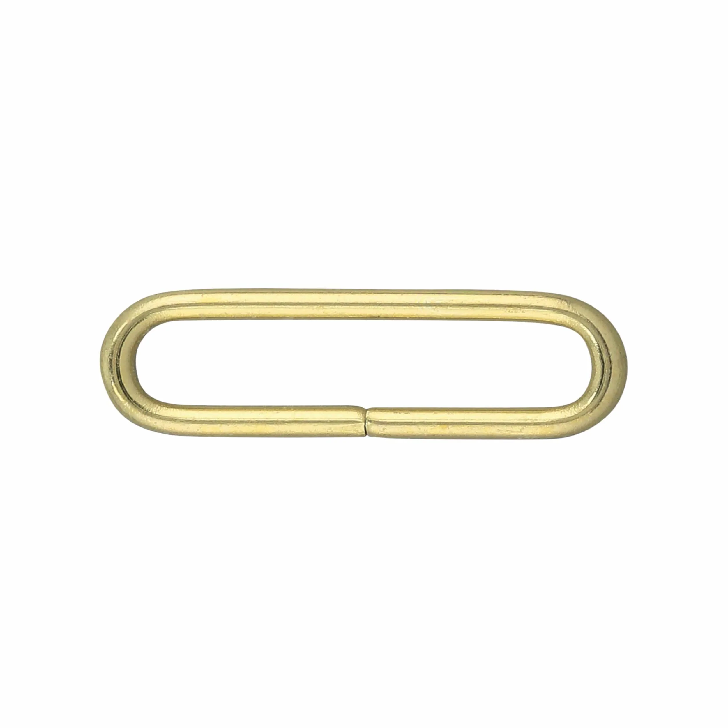 1" Brass, Split Oval Ring, Solid Brass, #P-3246-1