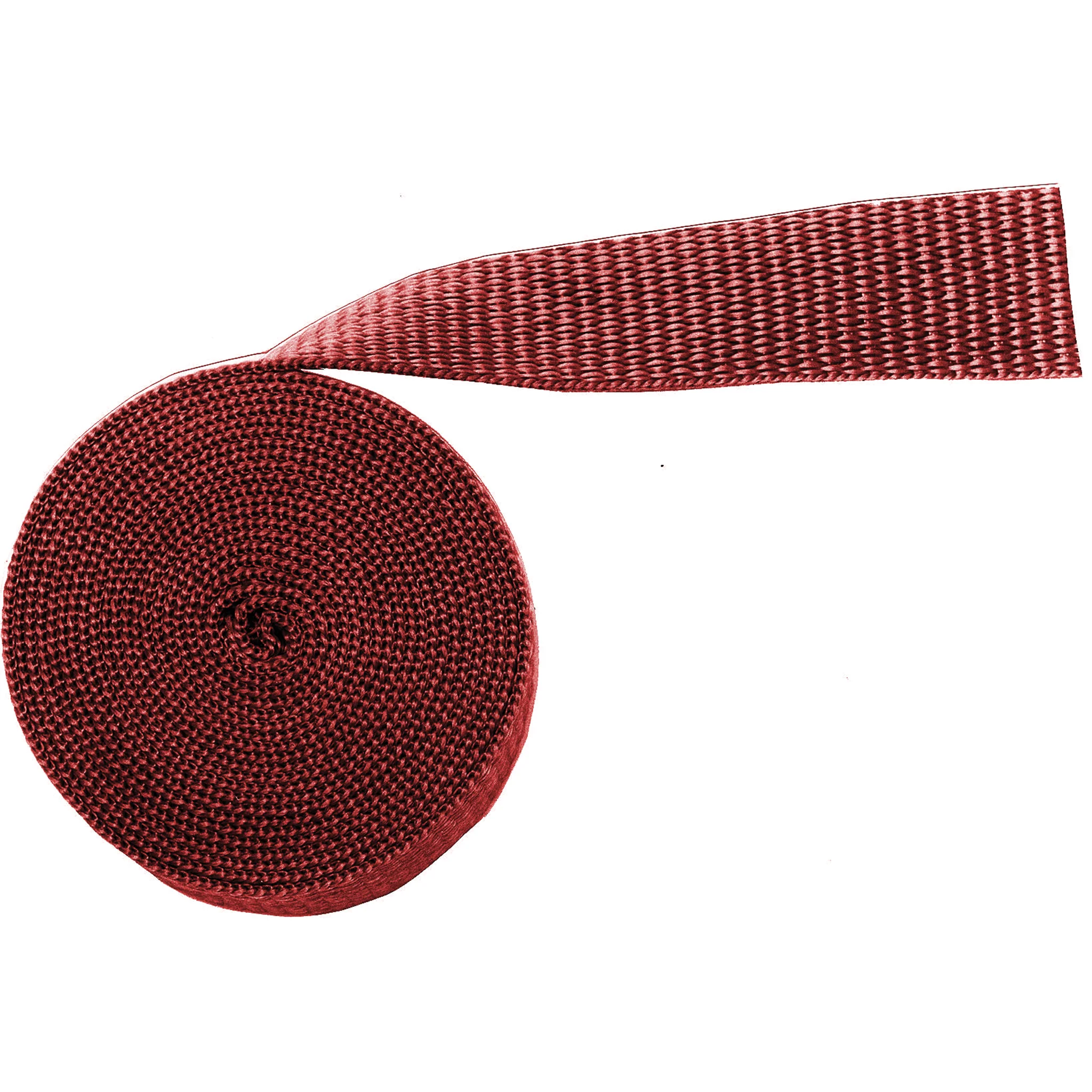 1" Burgundy, Webbing Medium Weight, PolyPropylene, #12-1-BURG