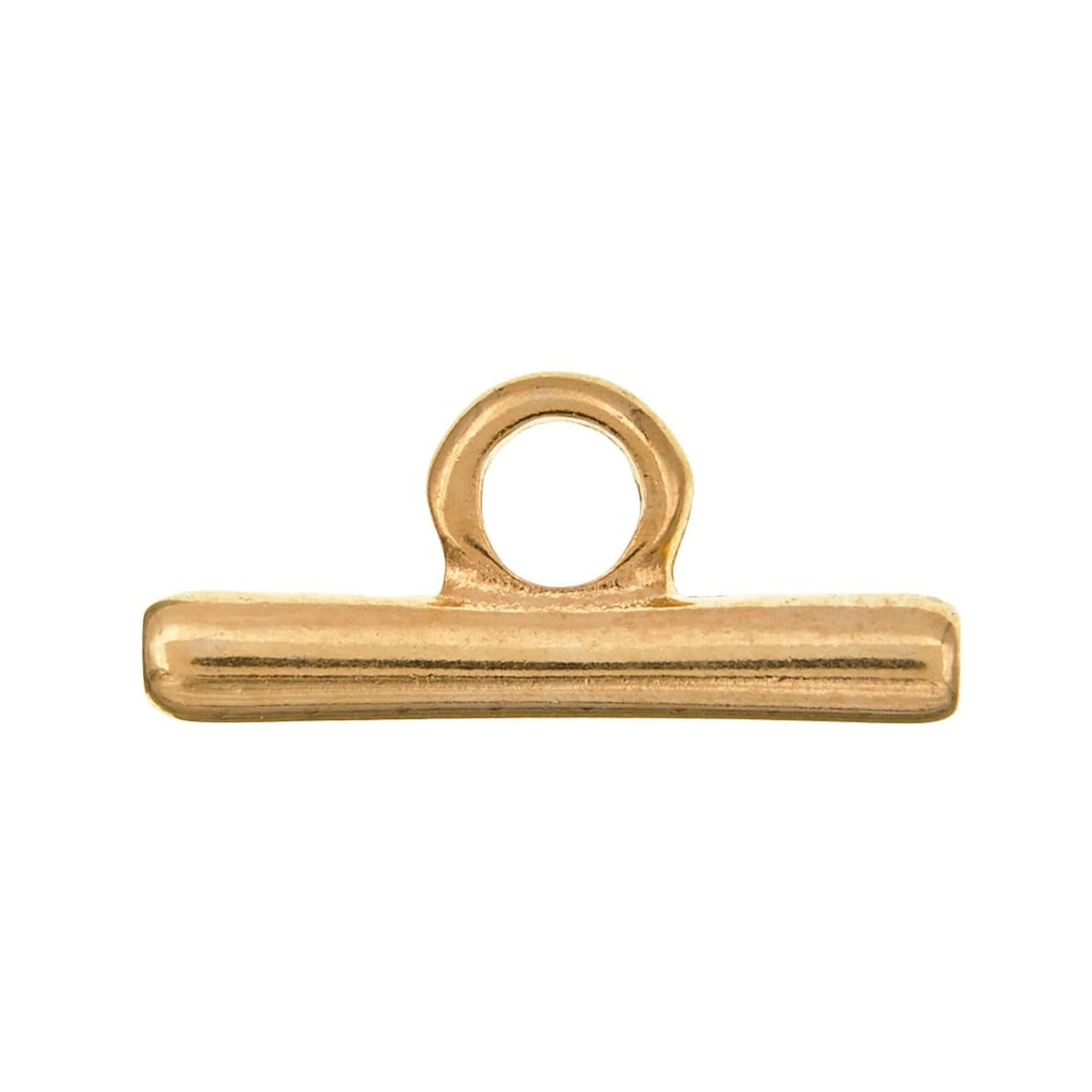 1" Gold, Chain Bar End, Zinc Alloy, #P-2905-GOLD