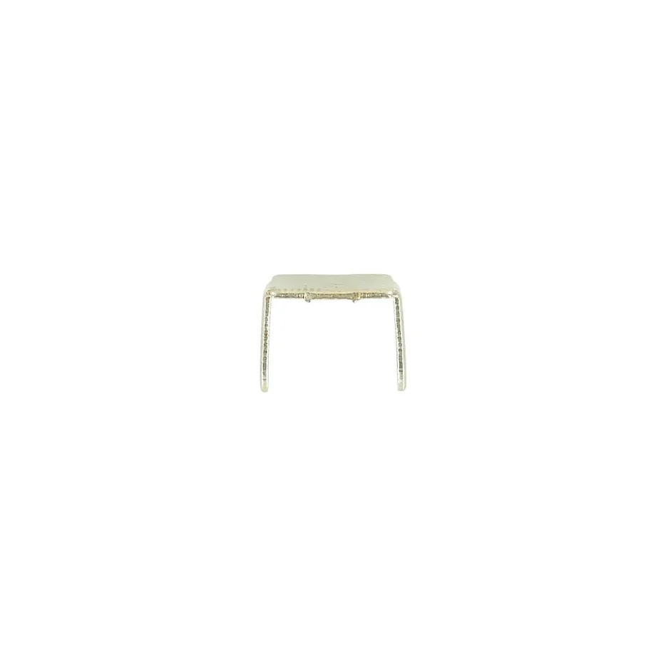 #10 Nickel, 2-Prong Bottom Stop, Zinc Alloy-PK10, #10M-2P-NP