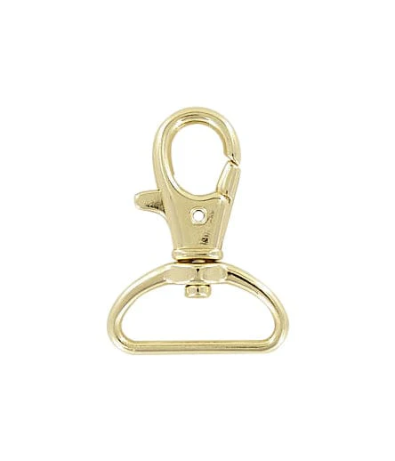 1" Gold, Swivel Snap Hook, Zinc Alloy, #P-2082-GOLD