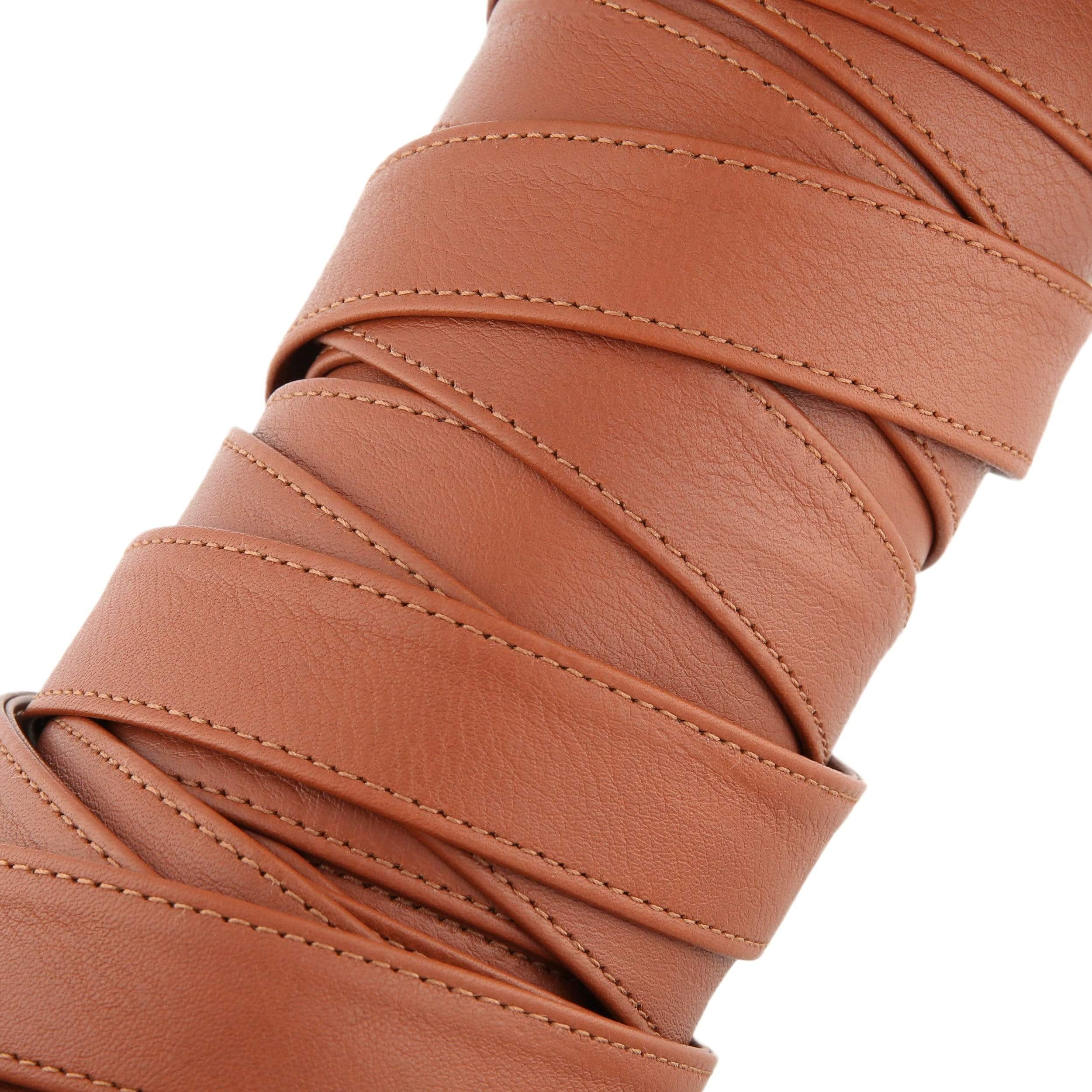 1" Golden Tan, Leather Strapping, Leather, #CALF-1-GTAN