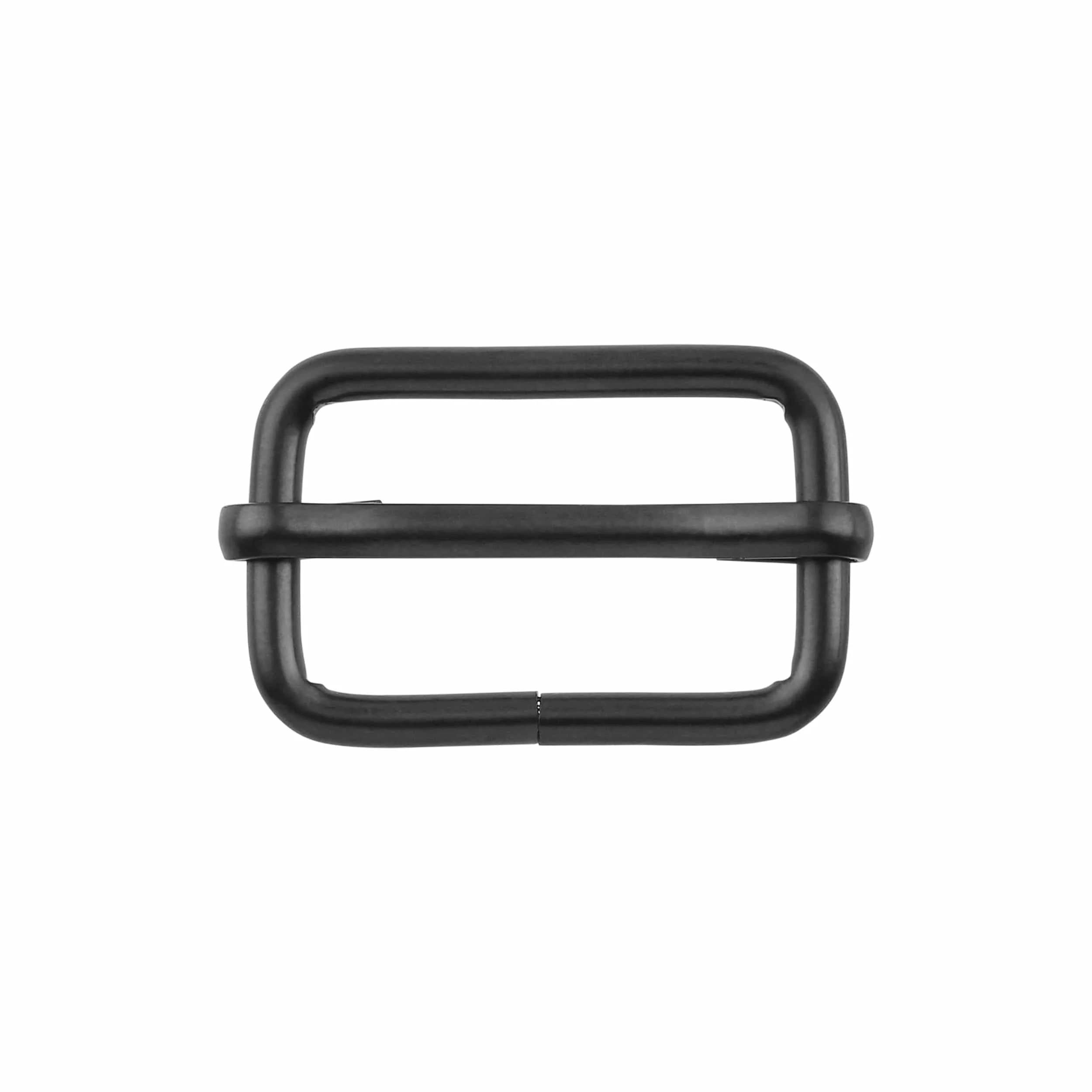 1" Matte Black, Adjustable Strap Slide, Steel, #C-1112-BLK