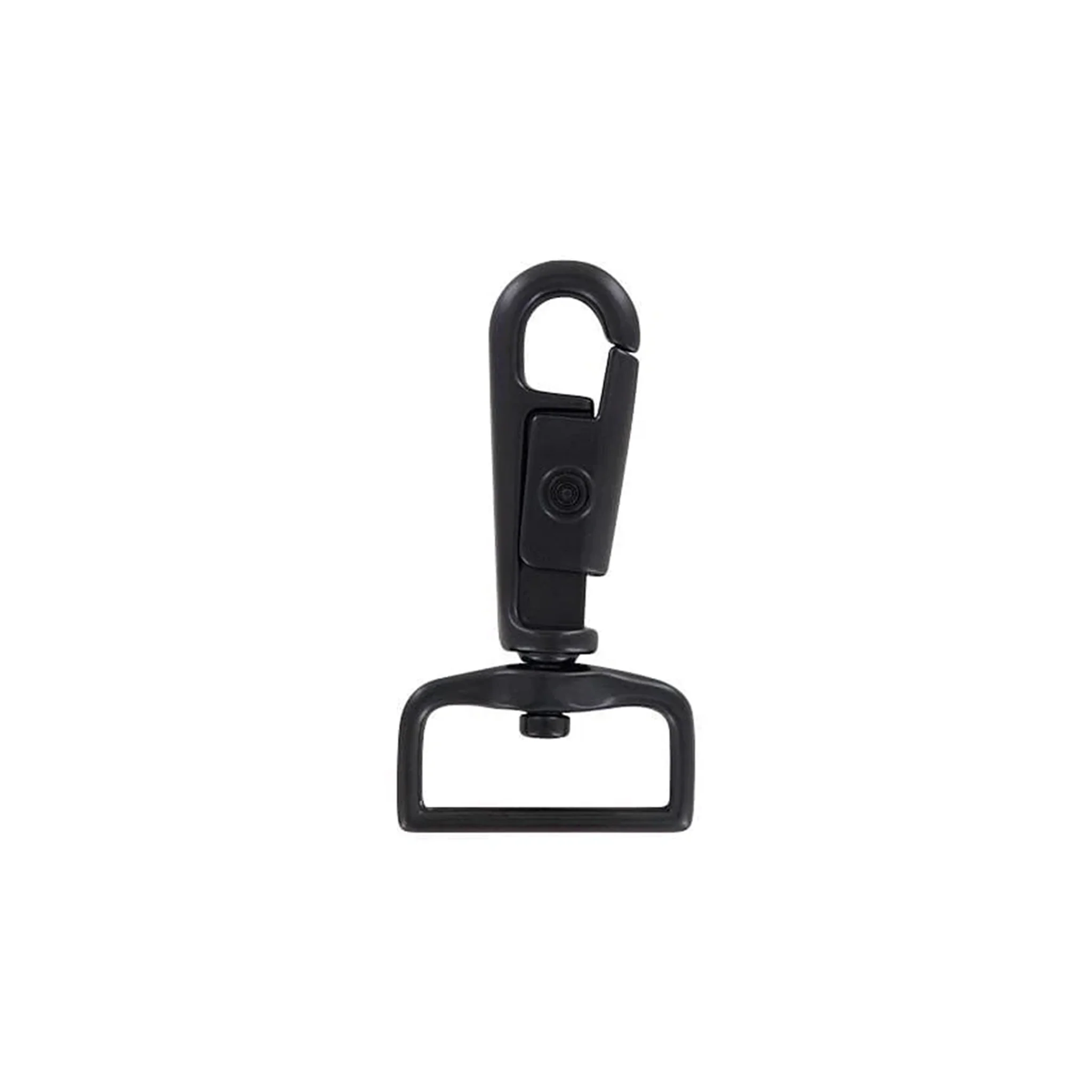 1" Matte Black, Artisan Swivel Snap Hook, Zinc Alloy, #P-1617-BLK