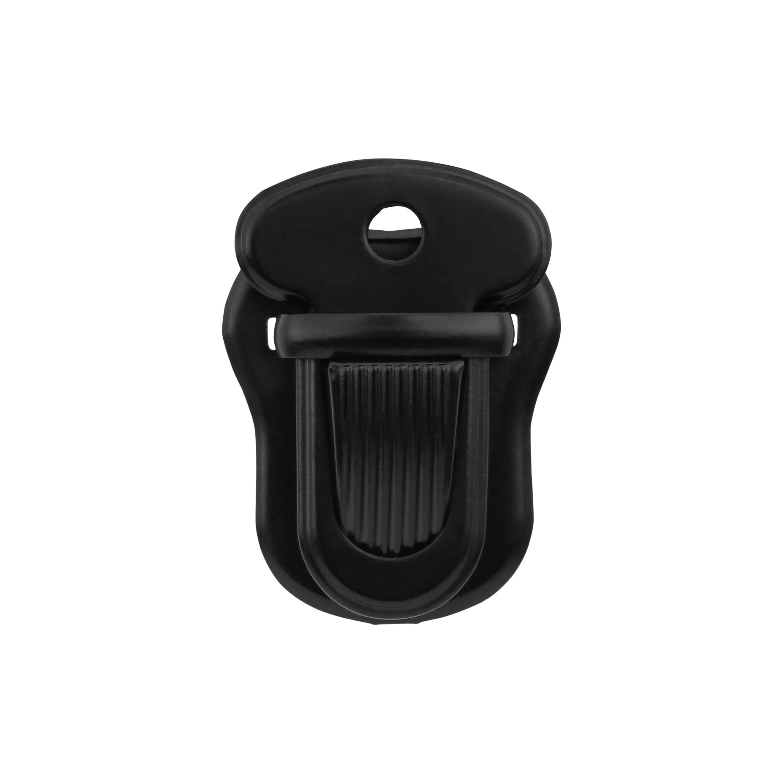 1" Matte Black, Tuck Catch, Steel, #L-3900-MBLK