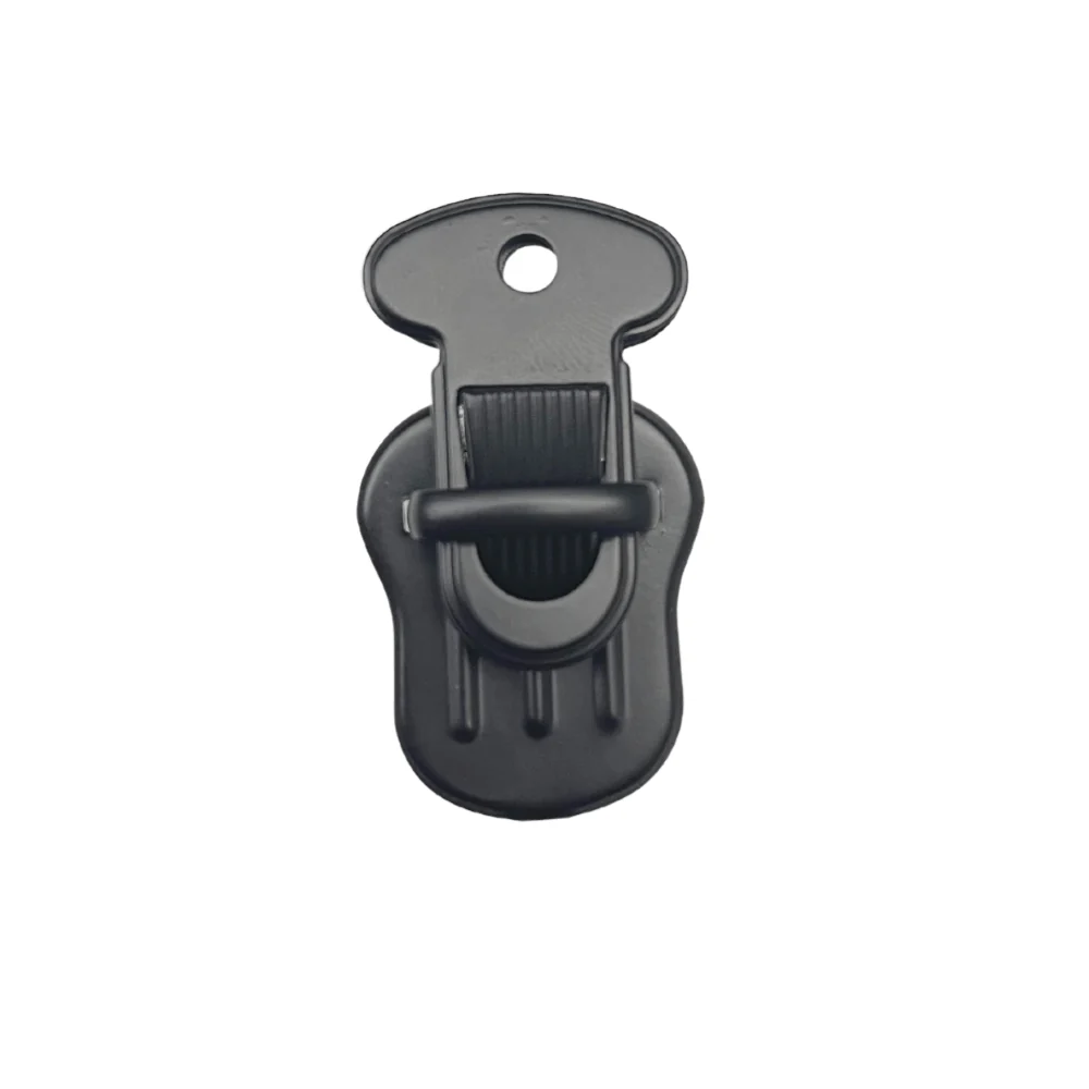 1" Matte Black, Tuck Catch, Steel, #L-3900-MBLK