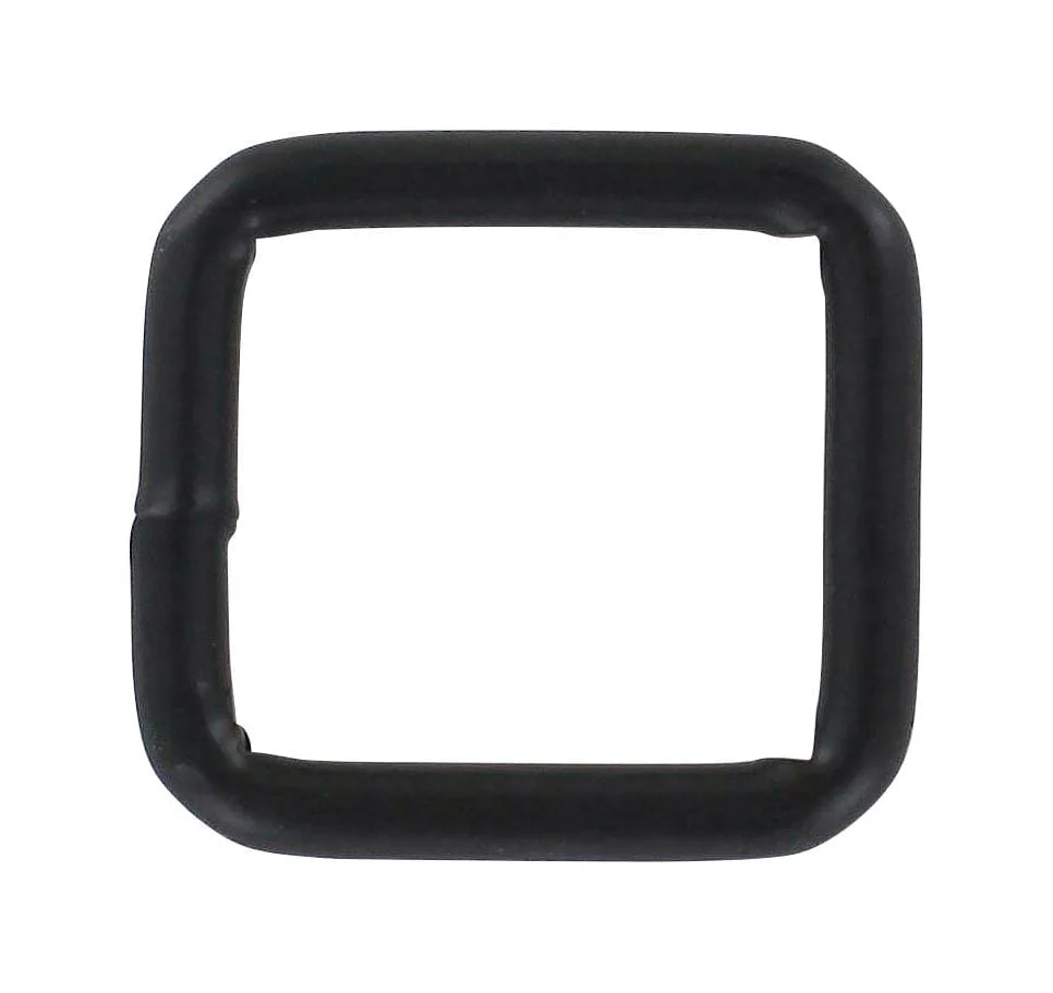 1" Matte Black, Welded Ring, Steel, #P-2260-BLK