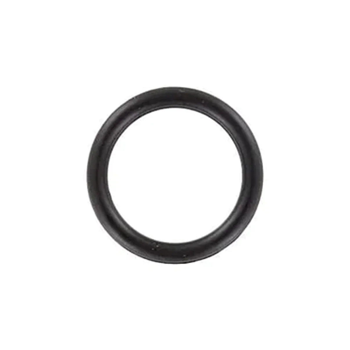 1" Matte Black, Welded Round Ring, Zinc Alloy, #P-2223